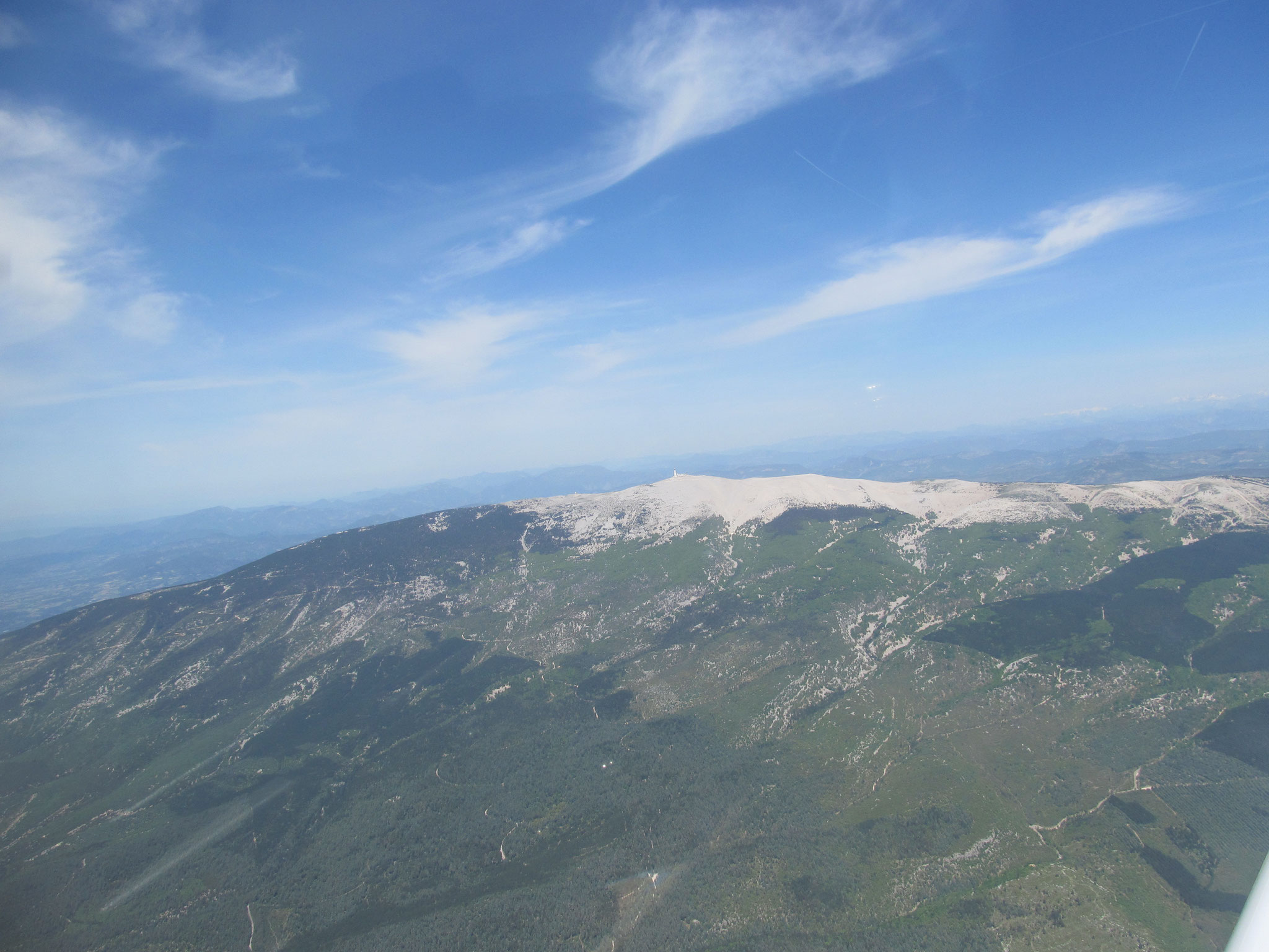 Survol du mont Ventoux