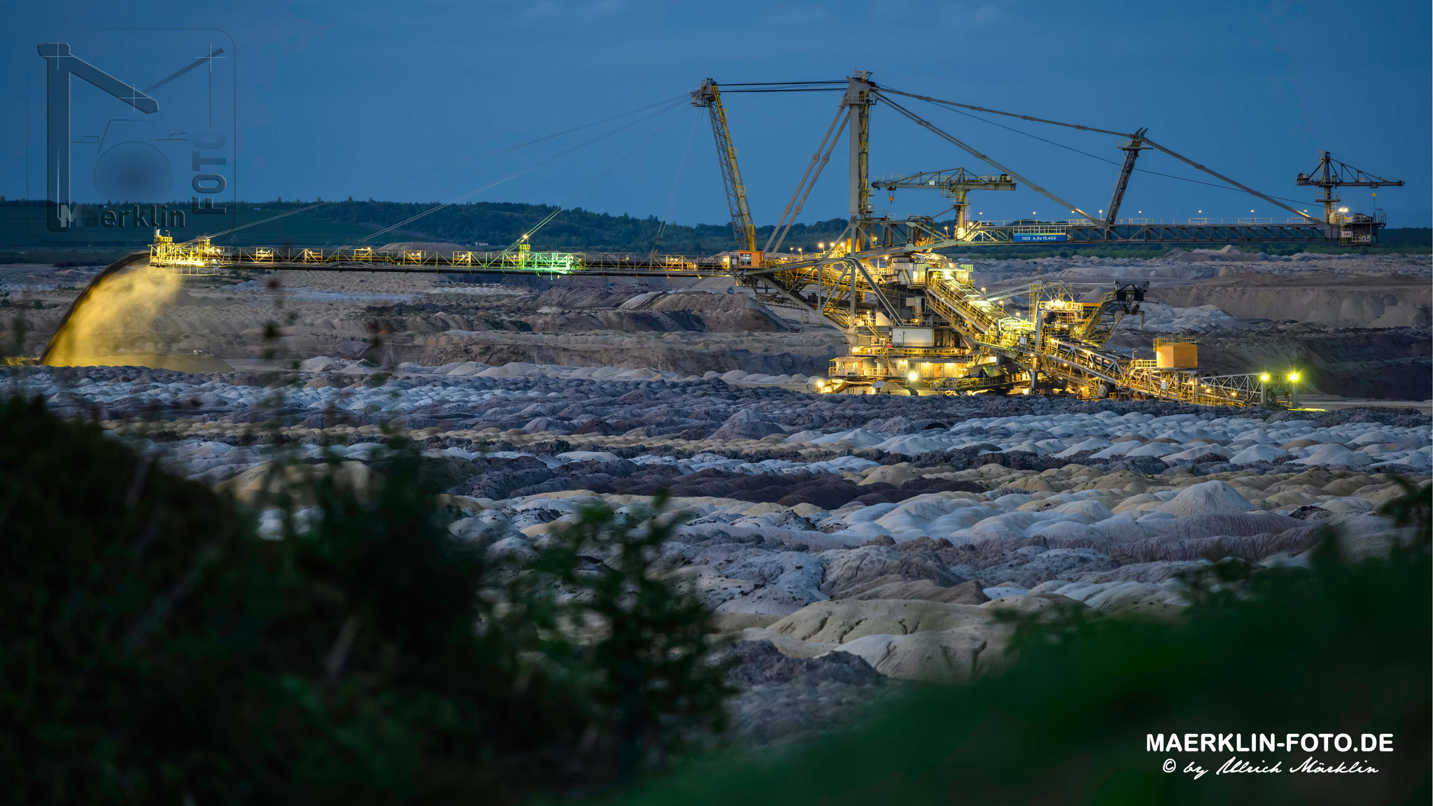 Eimerkettenbagger, Braunkohletagebau Welzow-Süd