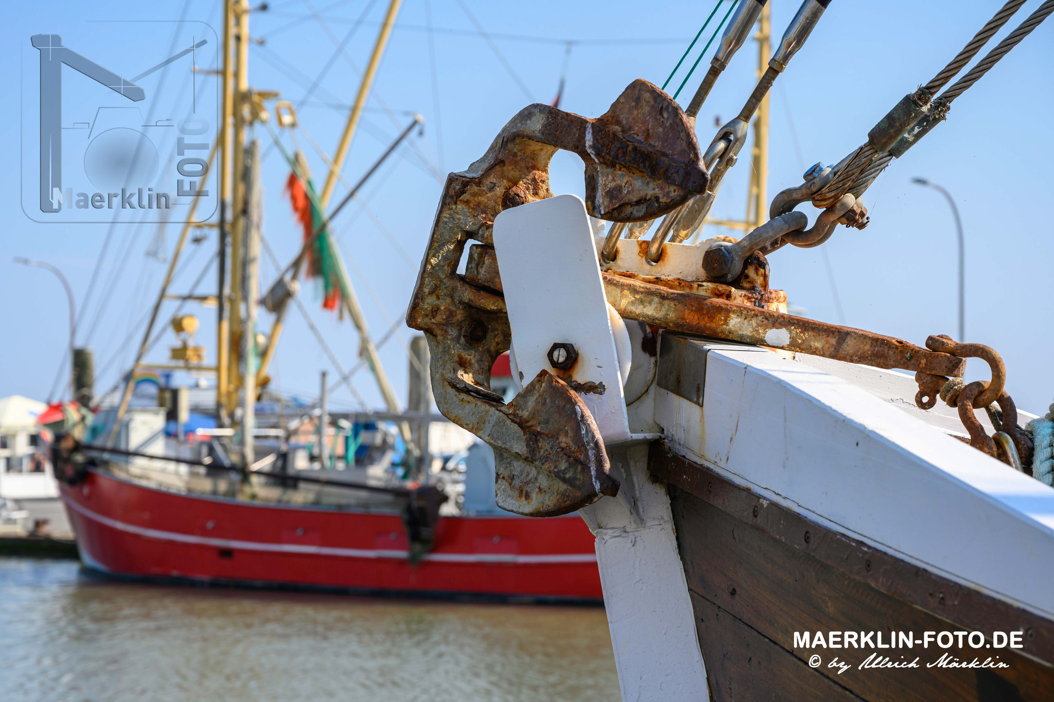 Nordseeinsel Pellworm, Hafen, Fischerboot