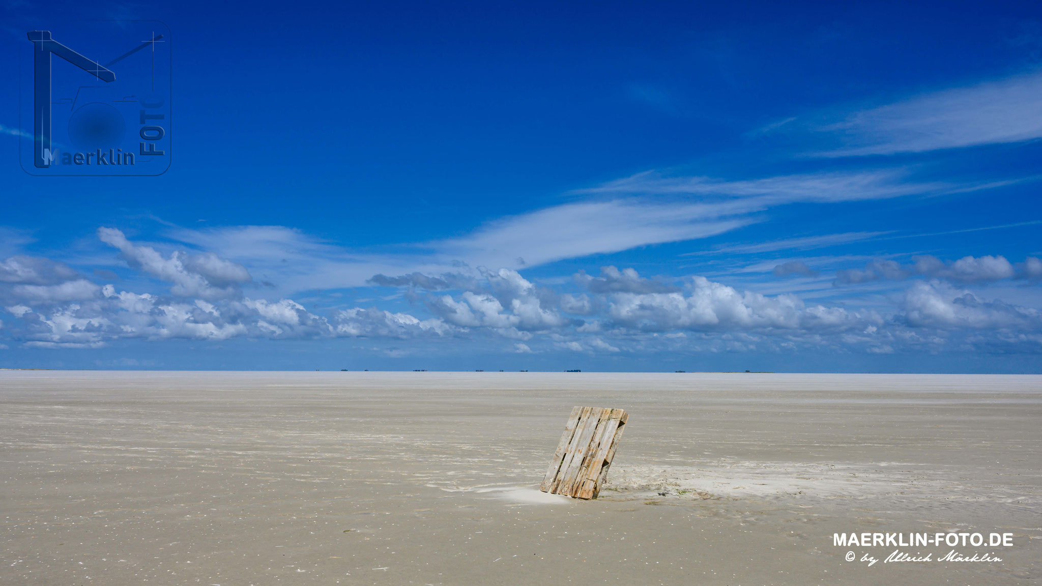 Norderoogsand, Blick Richtung Hallig Hooge