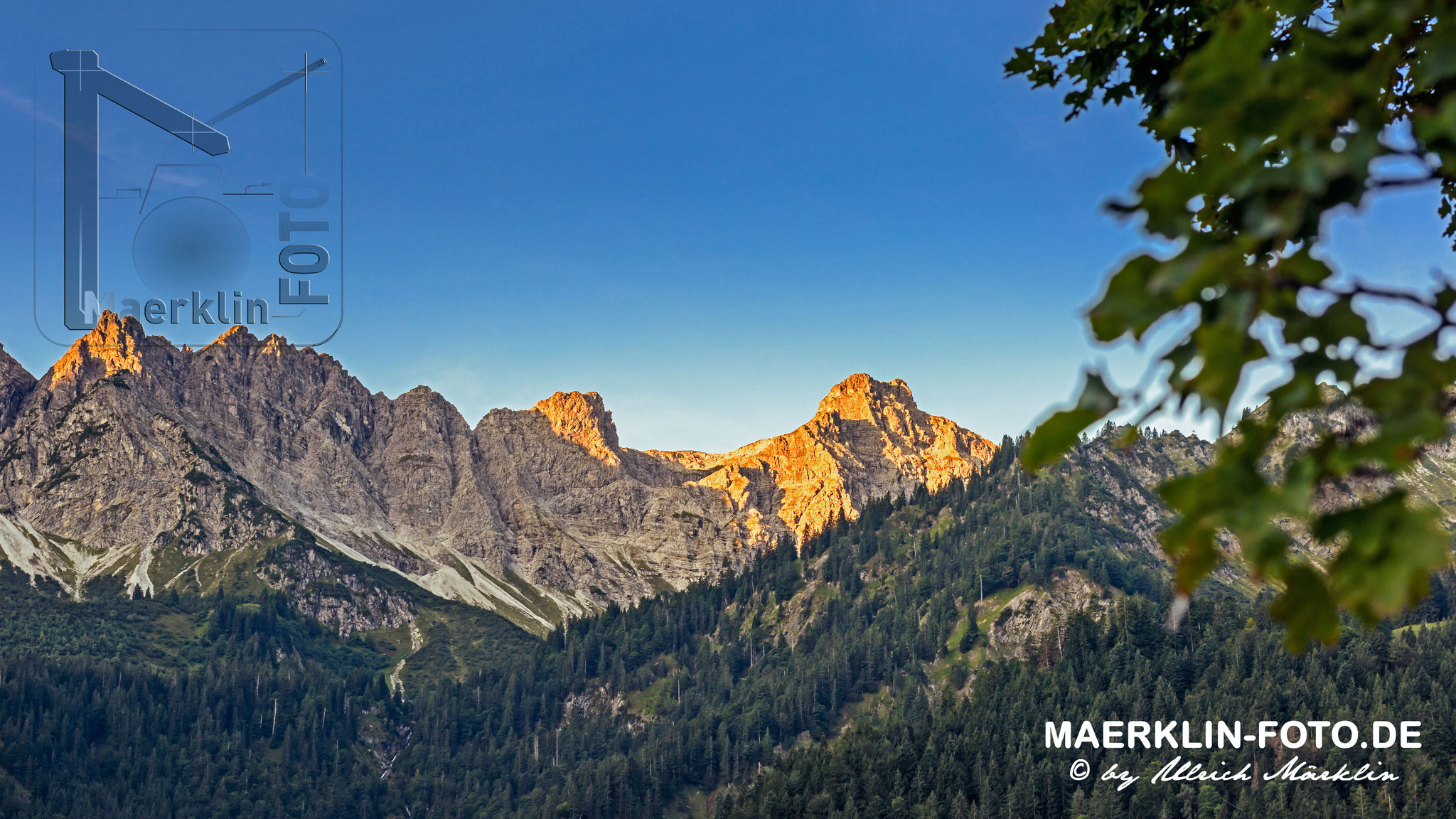 Sonnenaufgang, Ostrachtal, Hinterstein (Bag Hindelang, Allgäu)