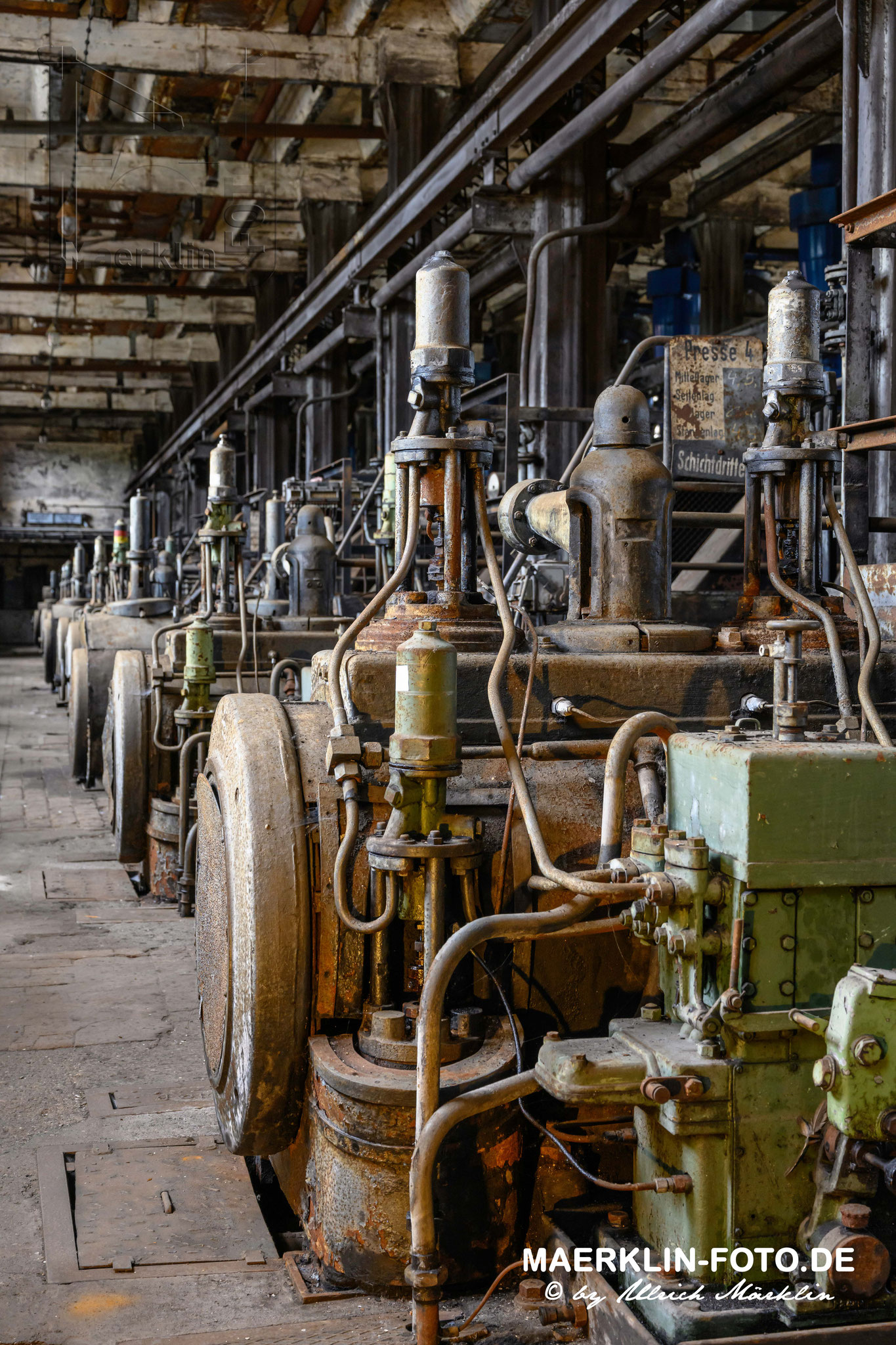Sächsisches Industriemuseum - Energiefabrik Knappenrode, Brikett-Fabrik
