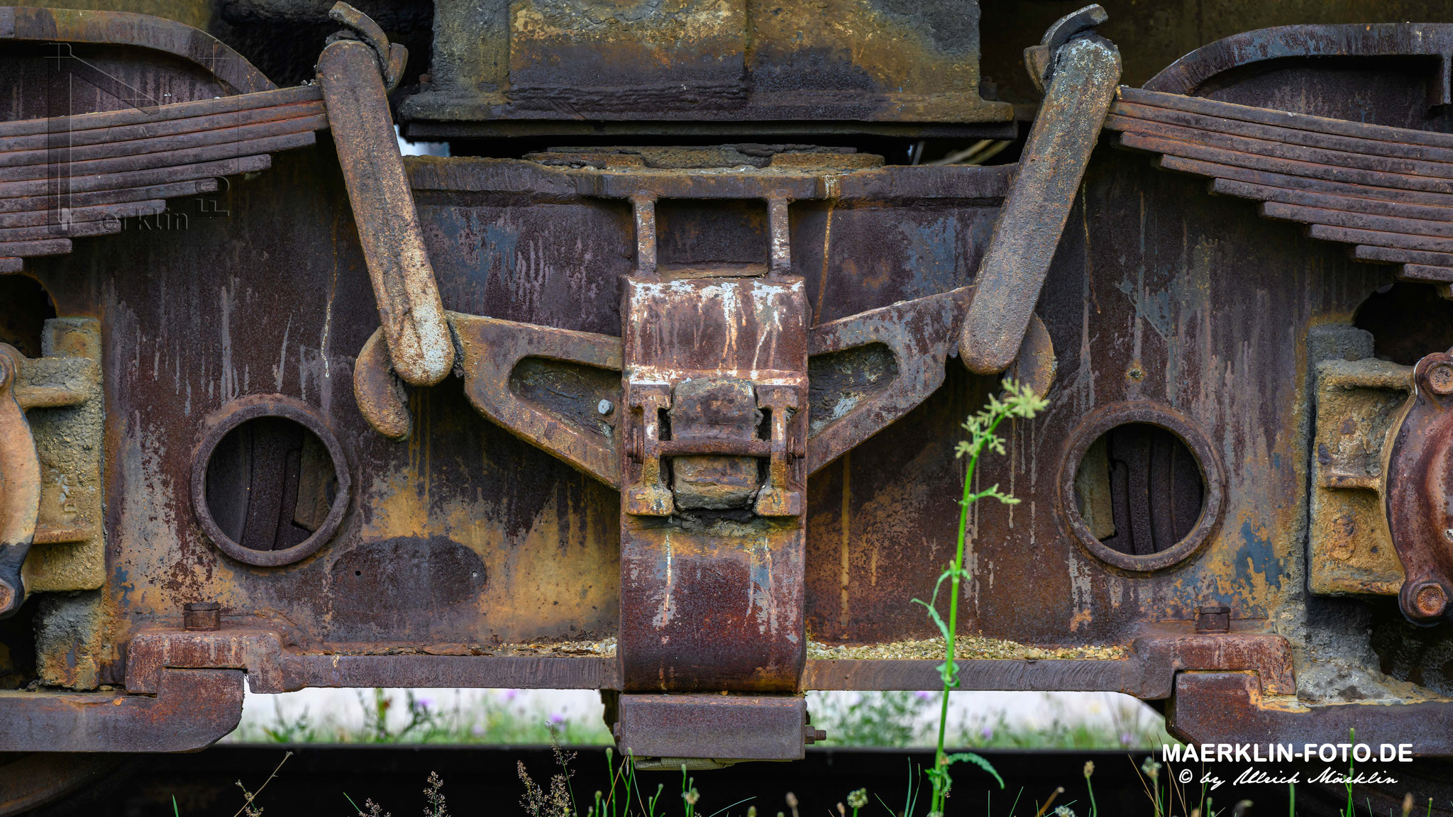 Detailaufnahme, Bergbau-Eisenbahn, F60 Besucherbergwerk Lichterfeld