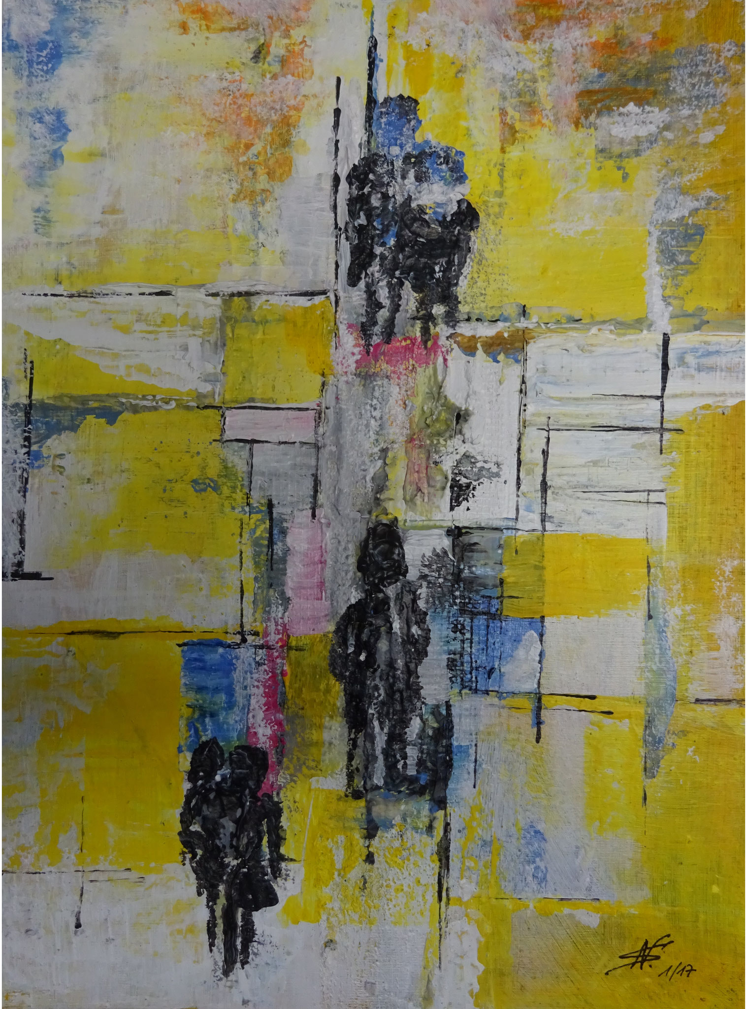 "Downtown 1", 40 x 30 cm