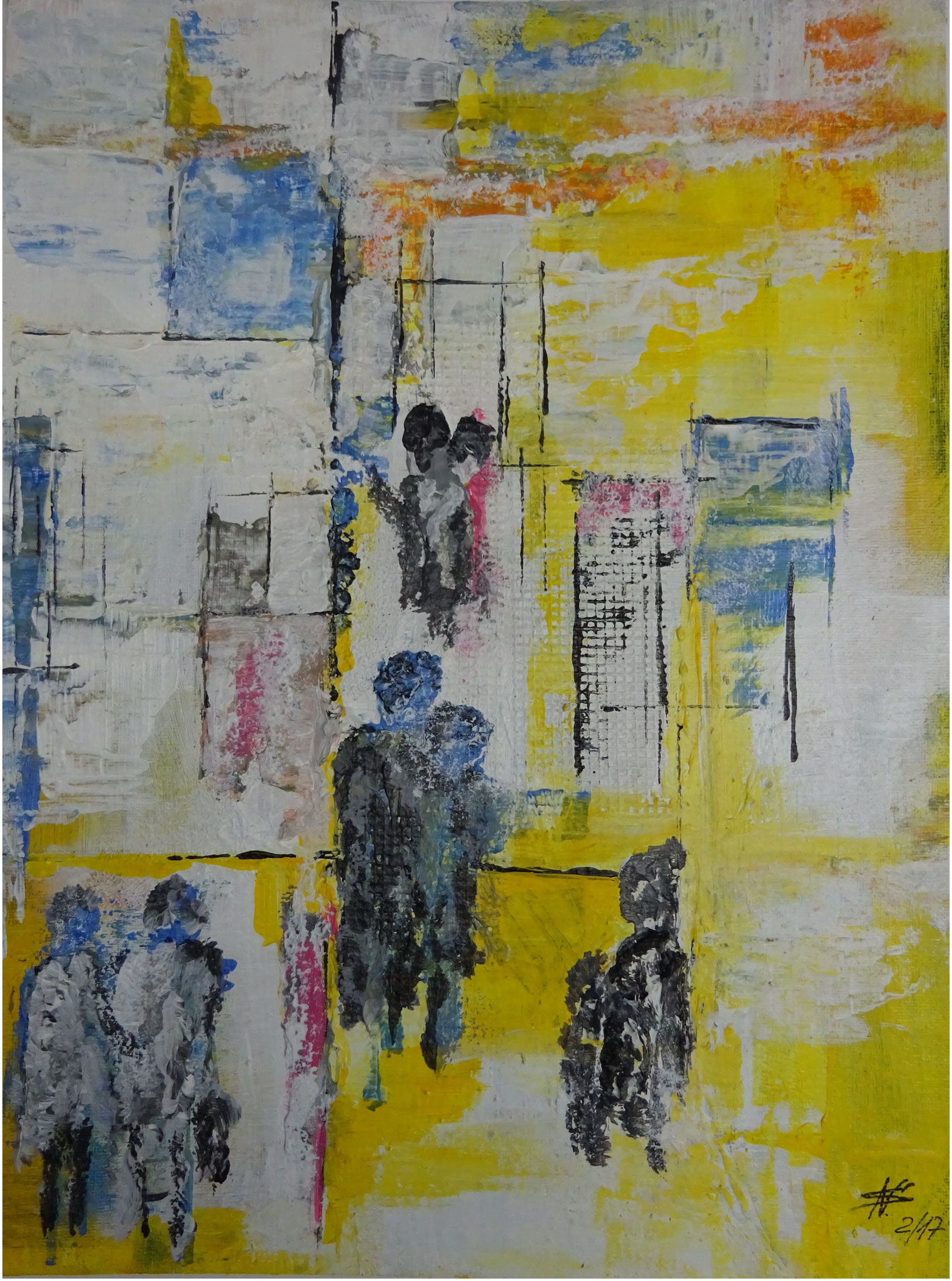 "Downtown 2", 40 x 30 cm