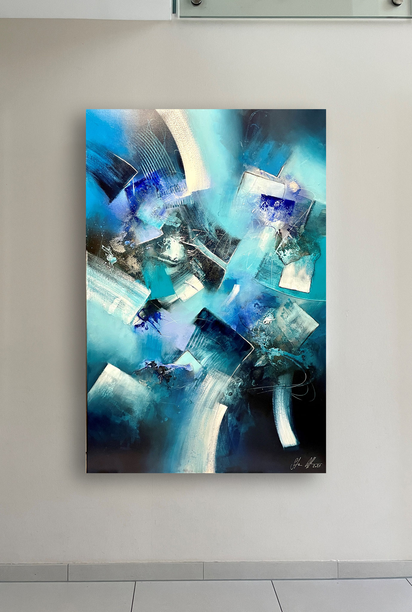 BLUE SYMPHONY I 100 x 150 cm