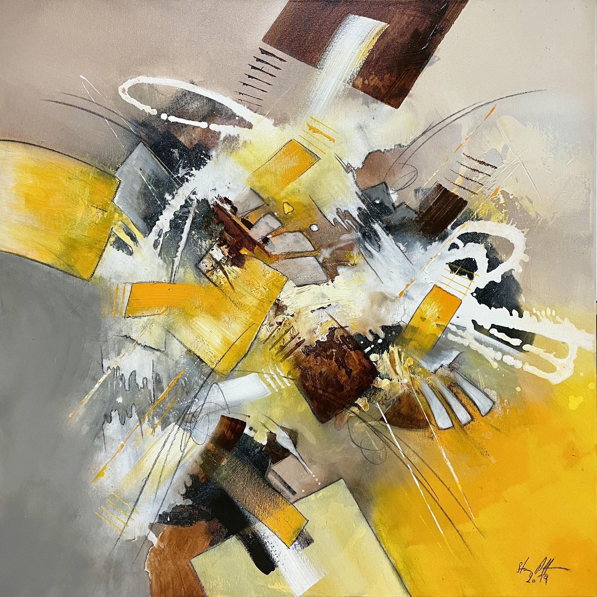 GROOVE 2 I 80 x 80 cm