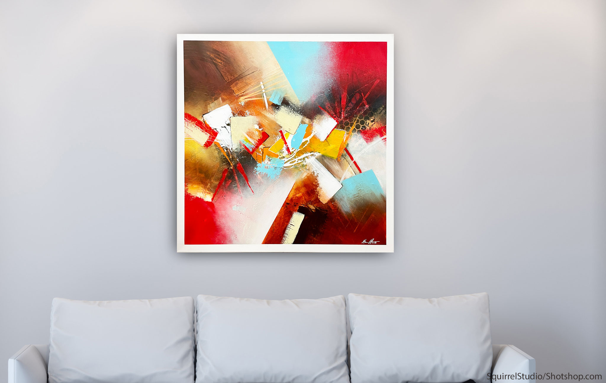 PARADISE / 80 x 80 cm