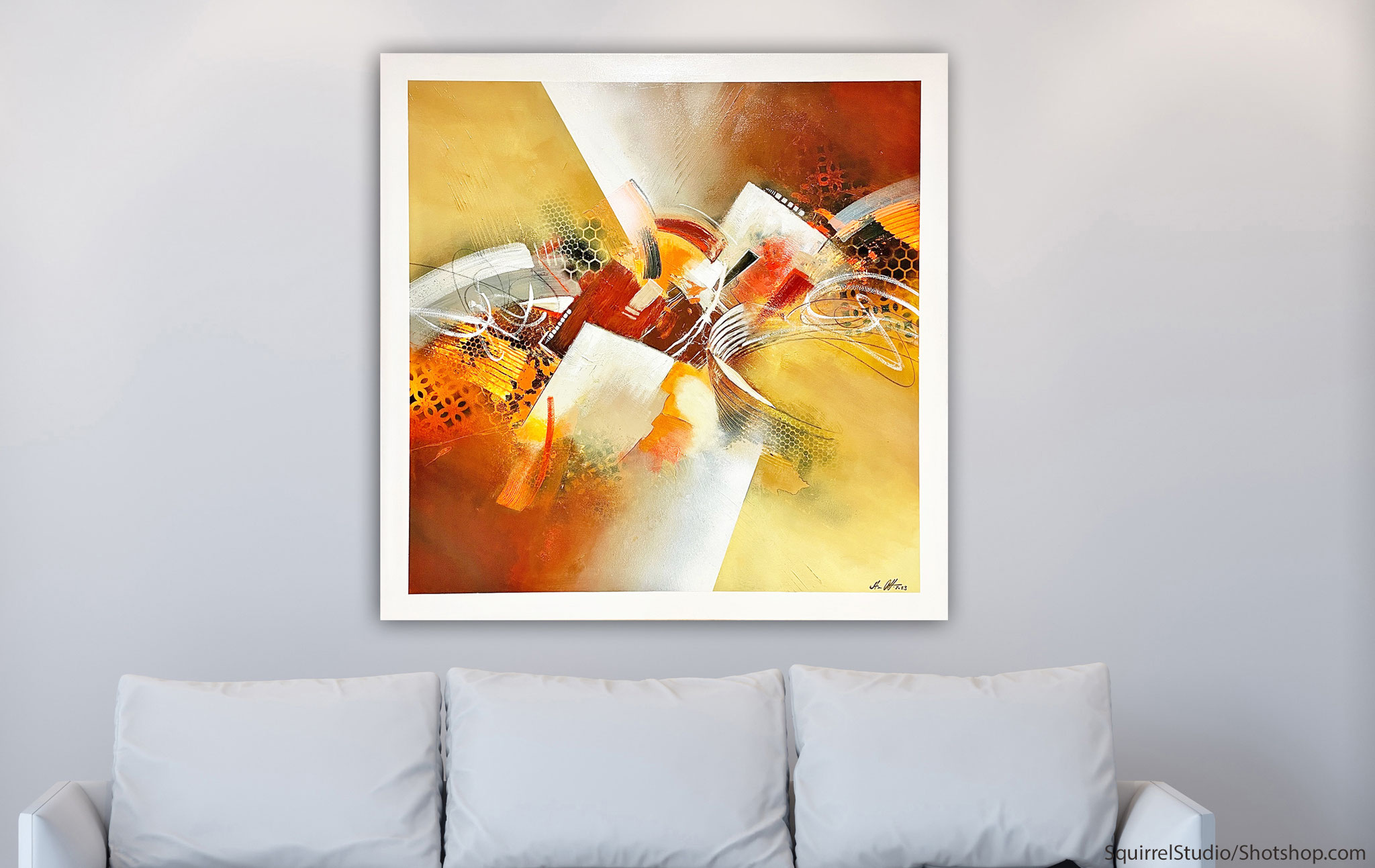 TURNING POINT I 100 x 100 cm