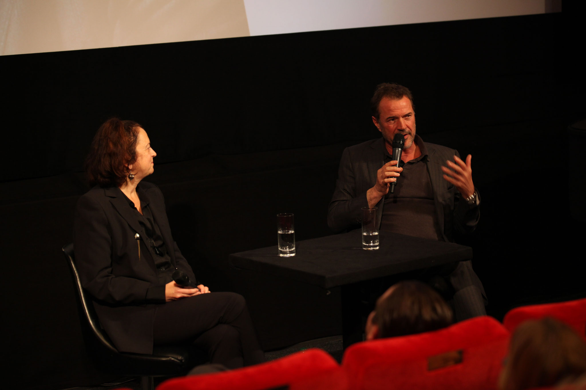 Künstlergespräch mit Sebastian Koch im Deutschen Filmmuseum Frankfurt (22.10.2016, Quelle: DIF / Foto: Sophie Schüler)
