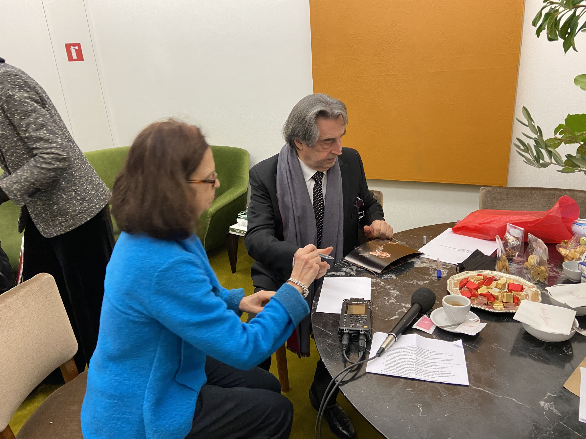 Mit Riccardo Muti in Mailand 2021