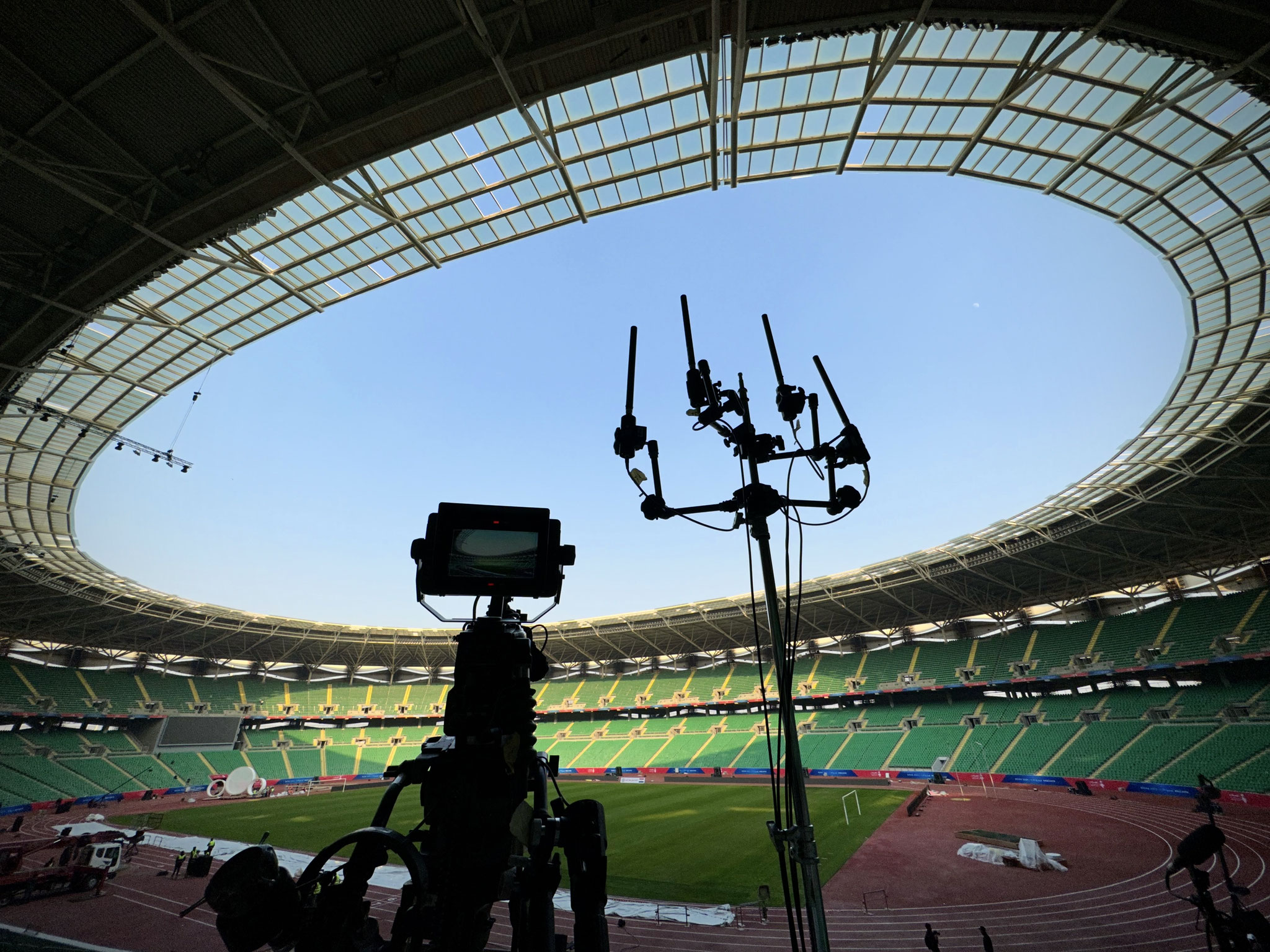 TV-DIRECTOR ARAB GULF CUP OF NATIONS BASRA IRAQ.