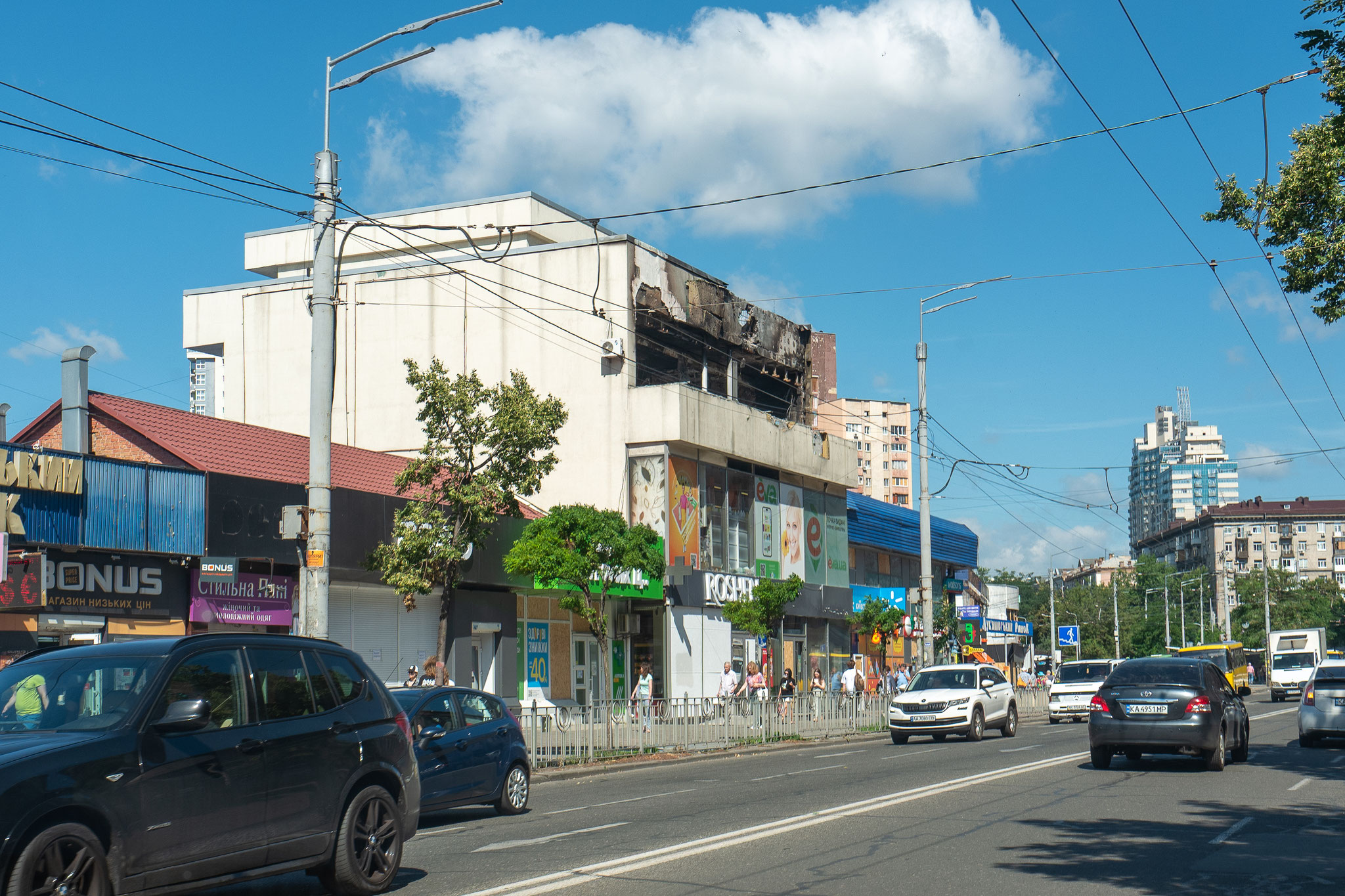Drone aanval in Kviv