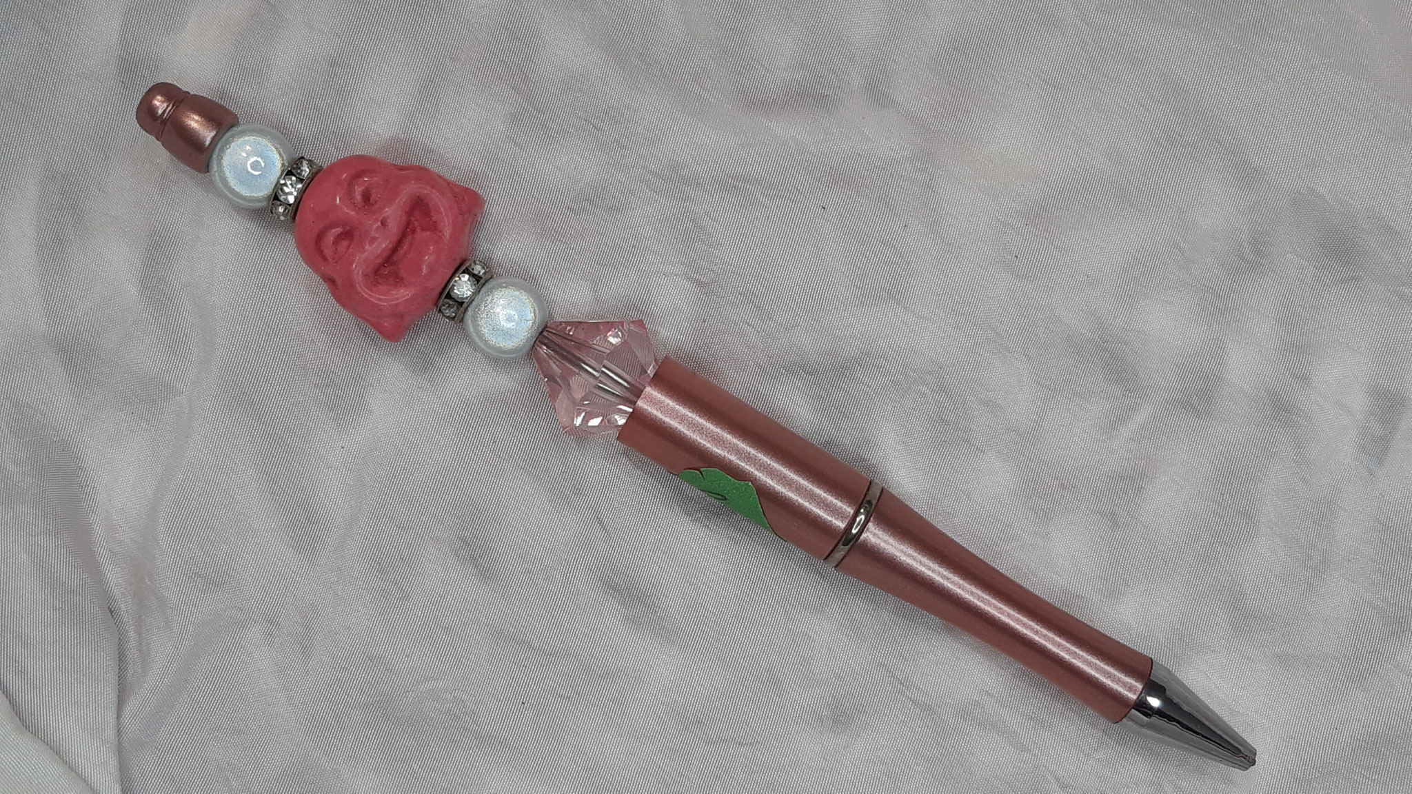modèle 15 : stylo vieux rose  Bouddha rose