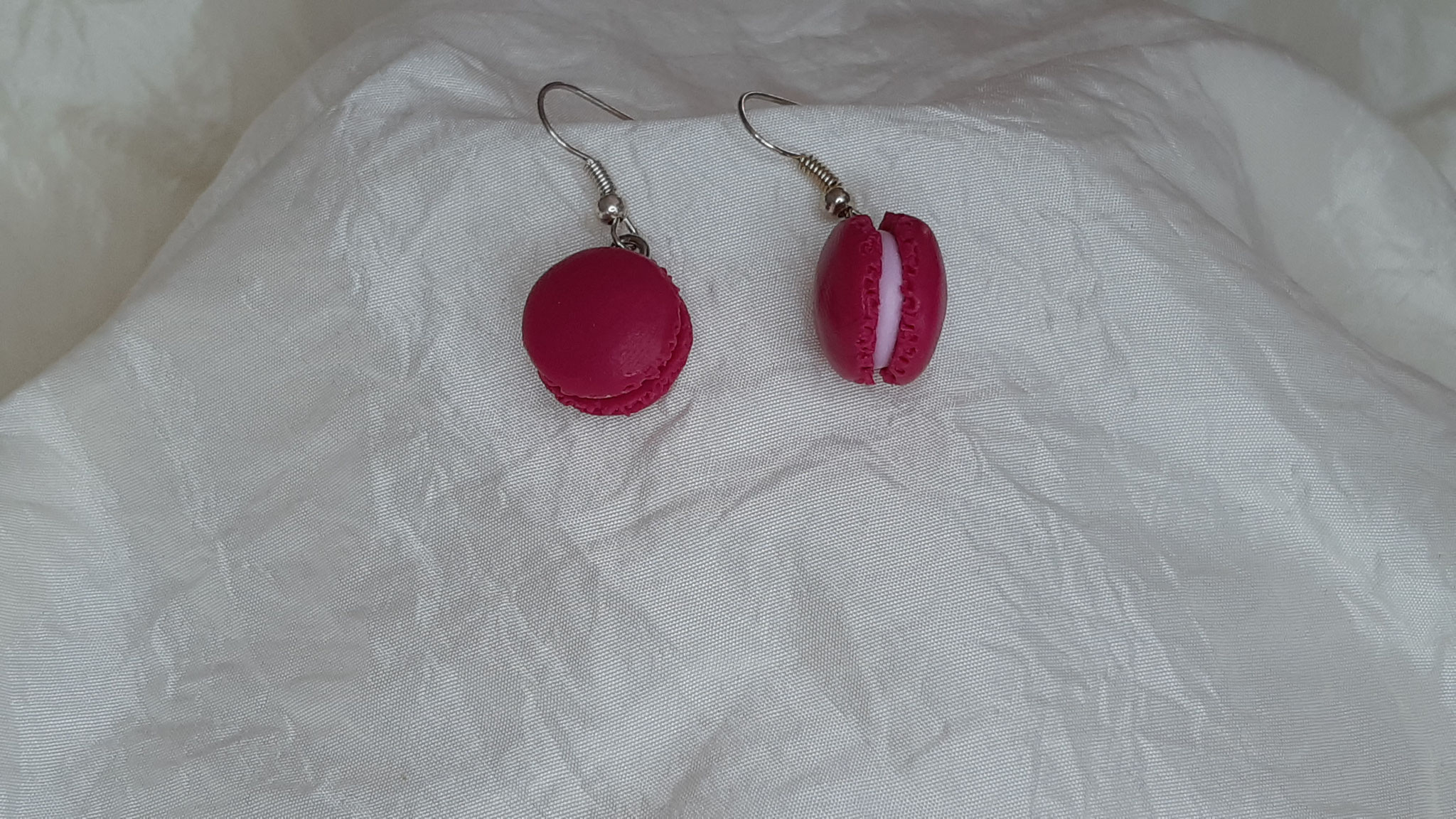 modèle 1 : bo fimo macaron rose