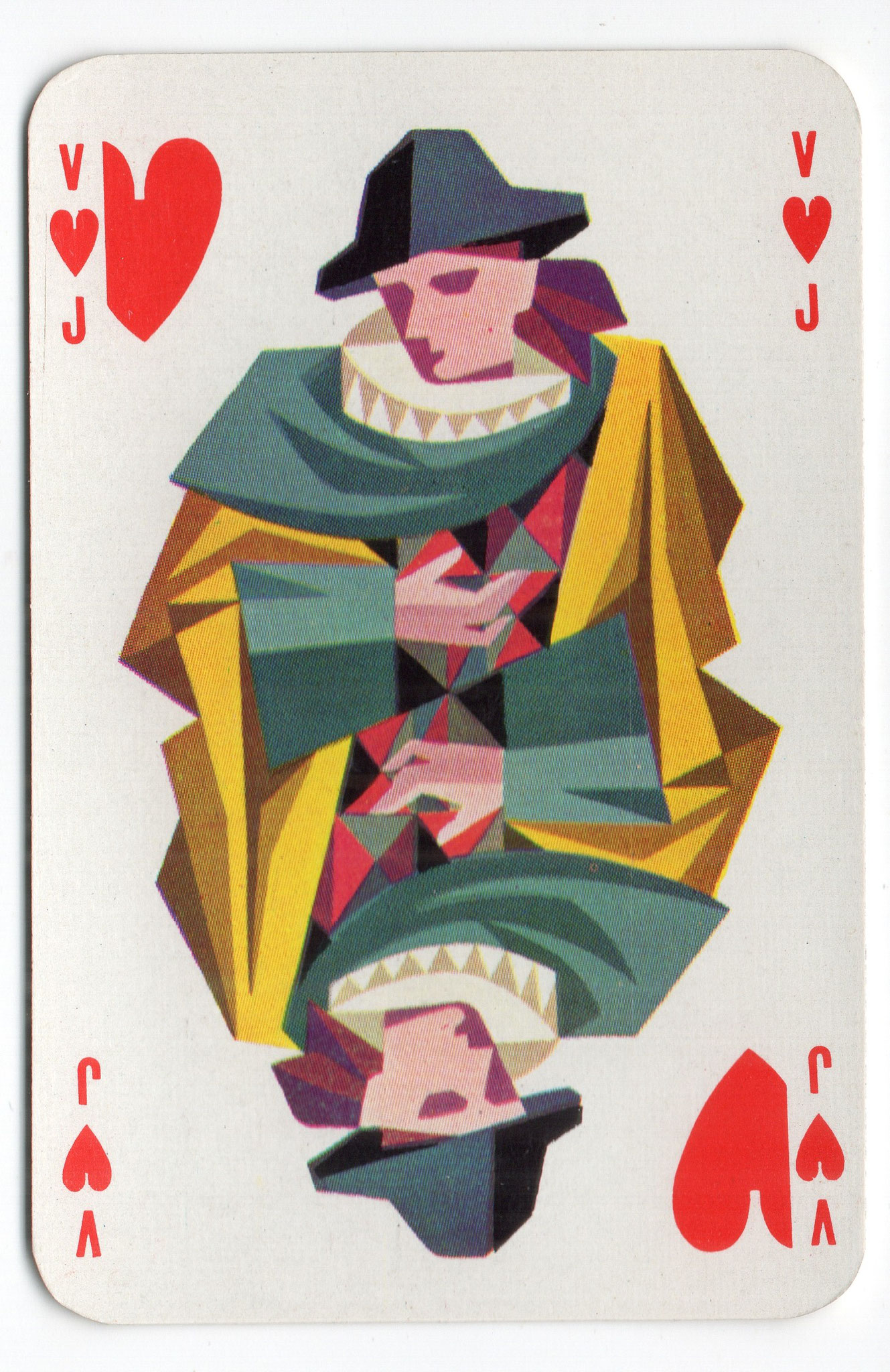 Carte à jouer illustrée par Henri Favre