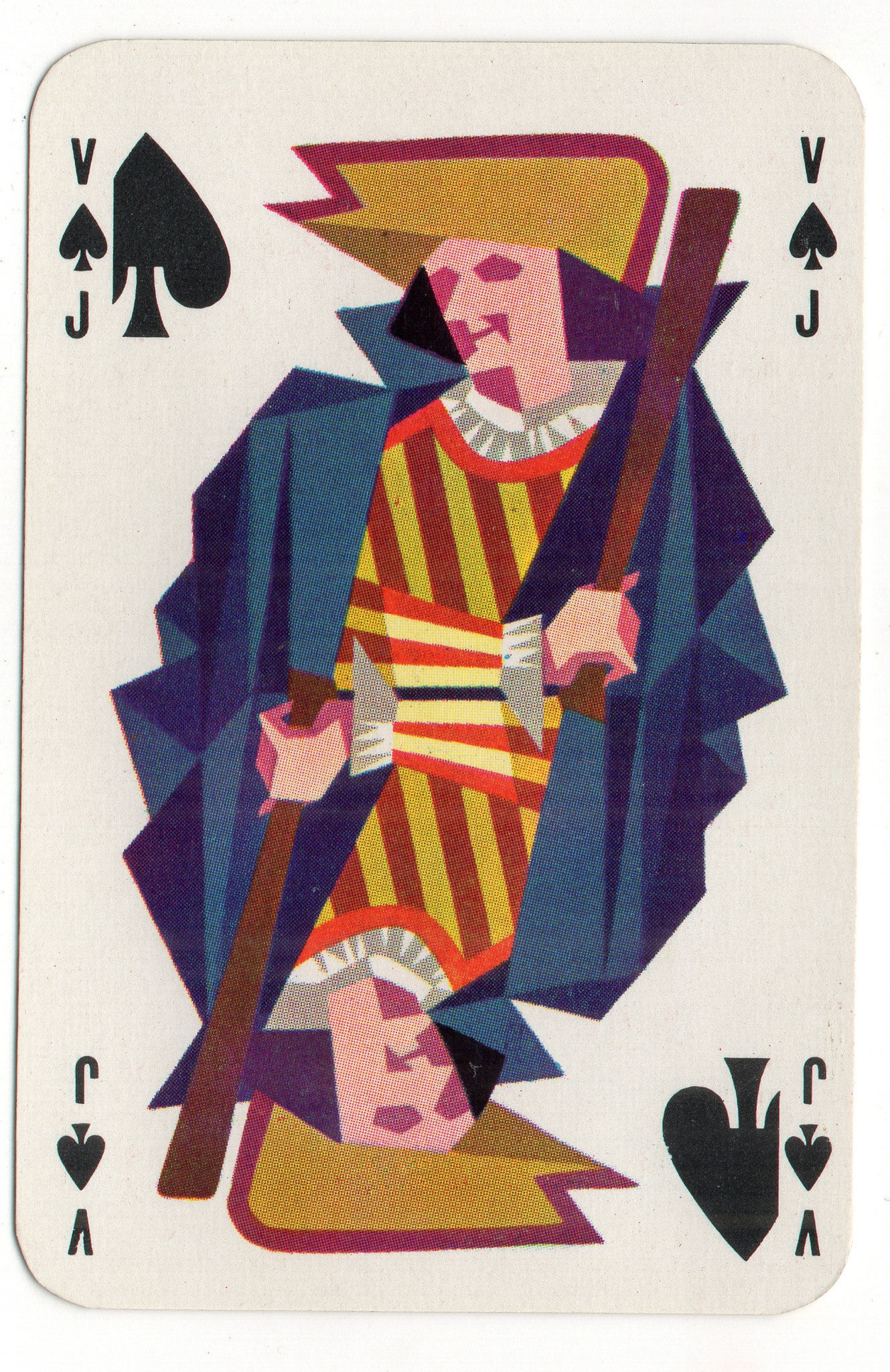 Carte à jouer illustrée par Henri Favre