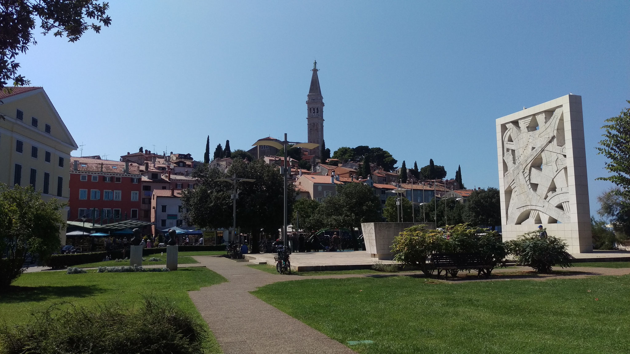 Blick auf Rovinj