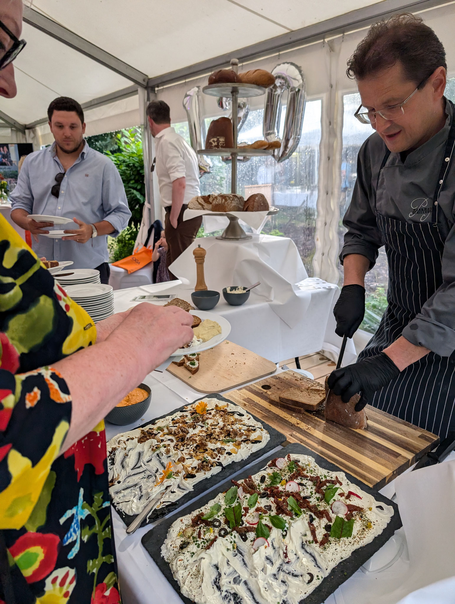 Eventzelt, Essen