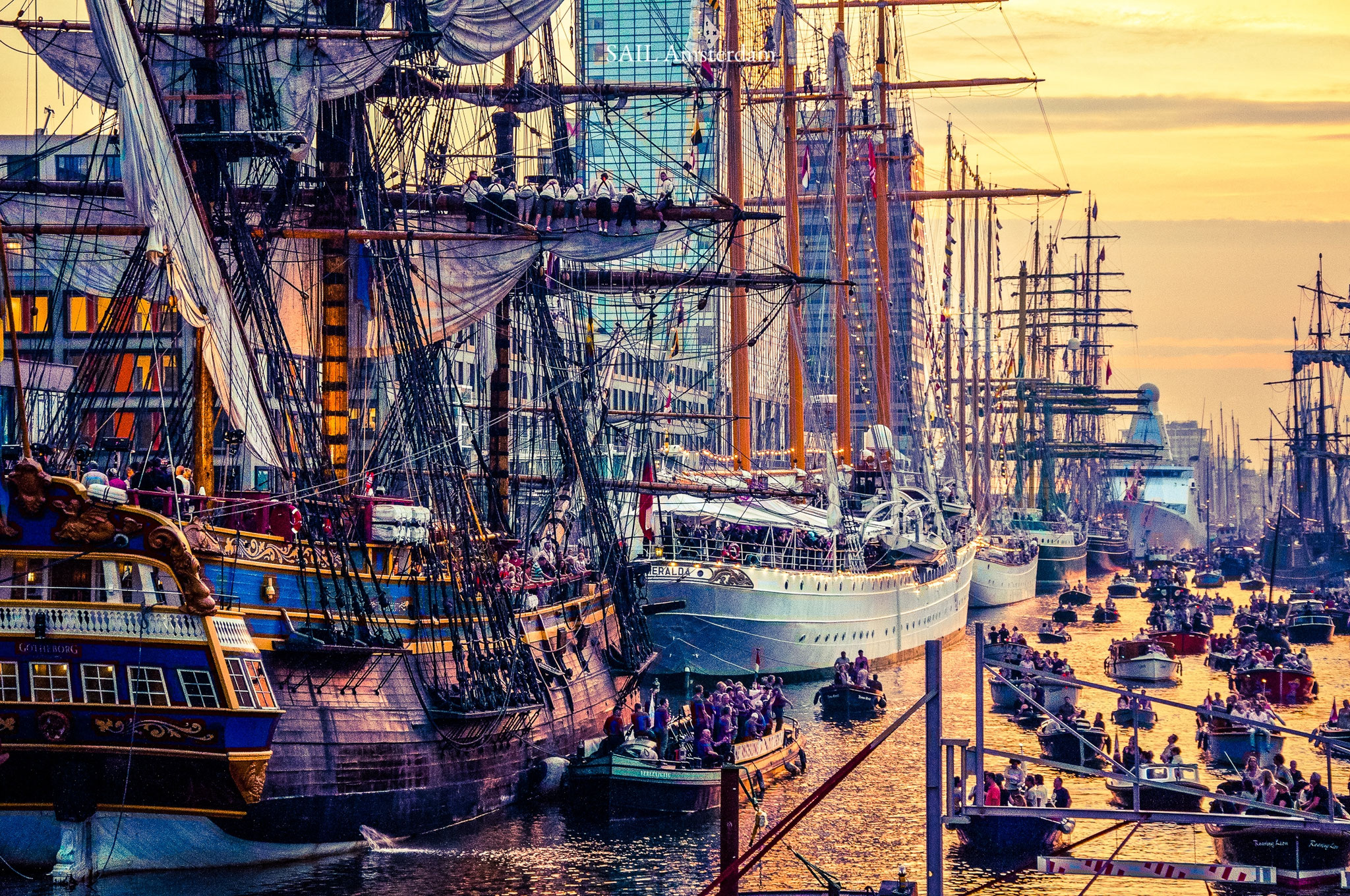 Sail 2015 Amsterdam Sunset