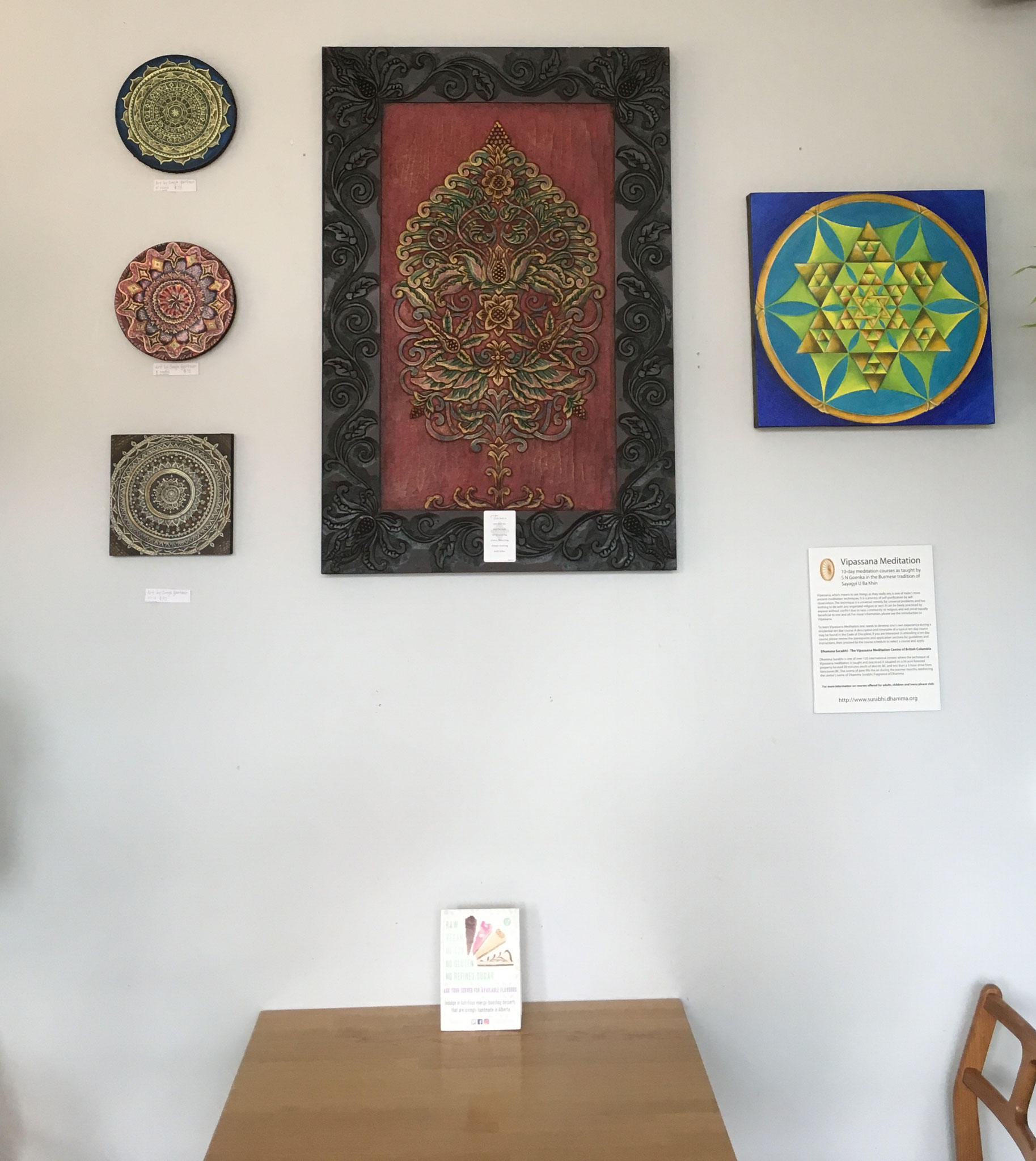 July 10/2017 to Aug.17/17 at the Lotus Seed Restaurant in Vancouver, B.C. (2 sold)