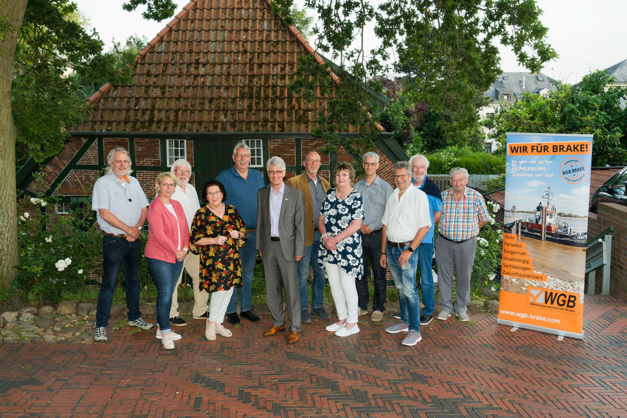 Unser Team mit Bürgermeister Michael Kurz.  Zusammen haben wir in den vergangenen Jahren viel bewegen können. Deshalb haben wir seine Wiederwahl unterstützt. 