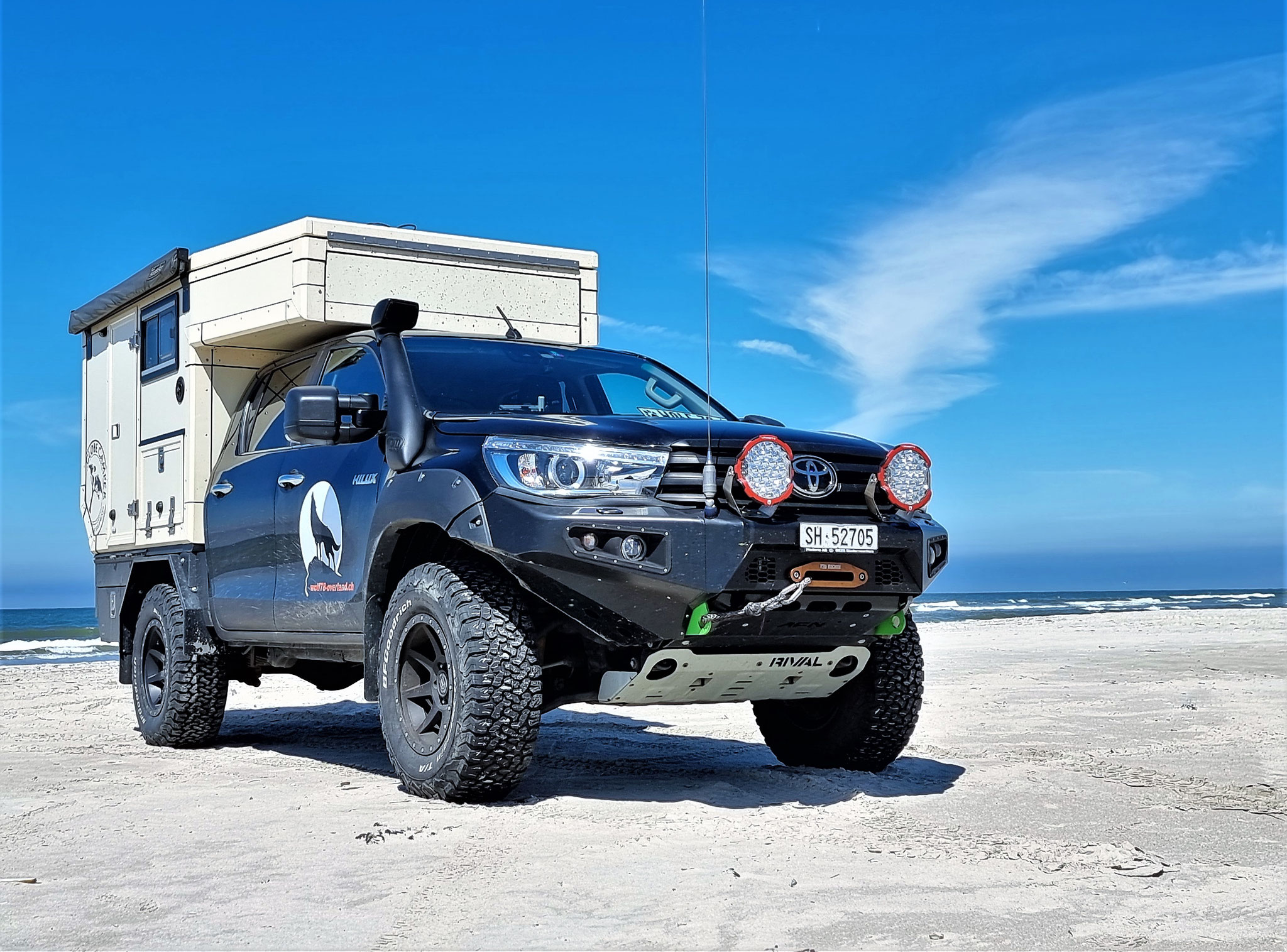 Dänemark befahrbarer Strand Børsmose overland Travel Hilux #Pickupcamper #ProjektBlackwolf Skandinavien wolf78  explore without no limits roadtrip offroad Overlandingnomads Overlandbound wolf78-overland.ch