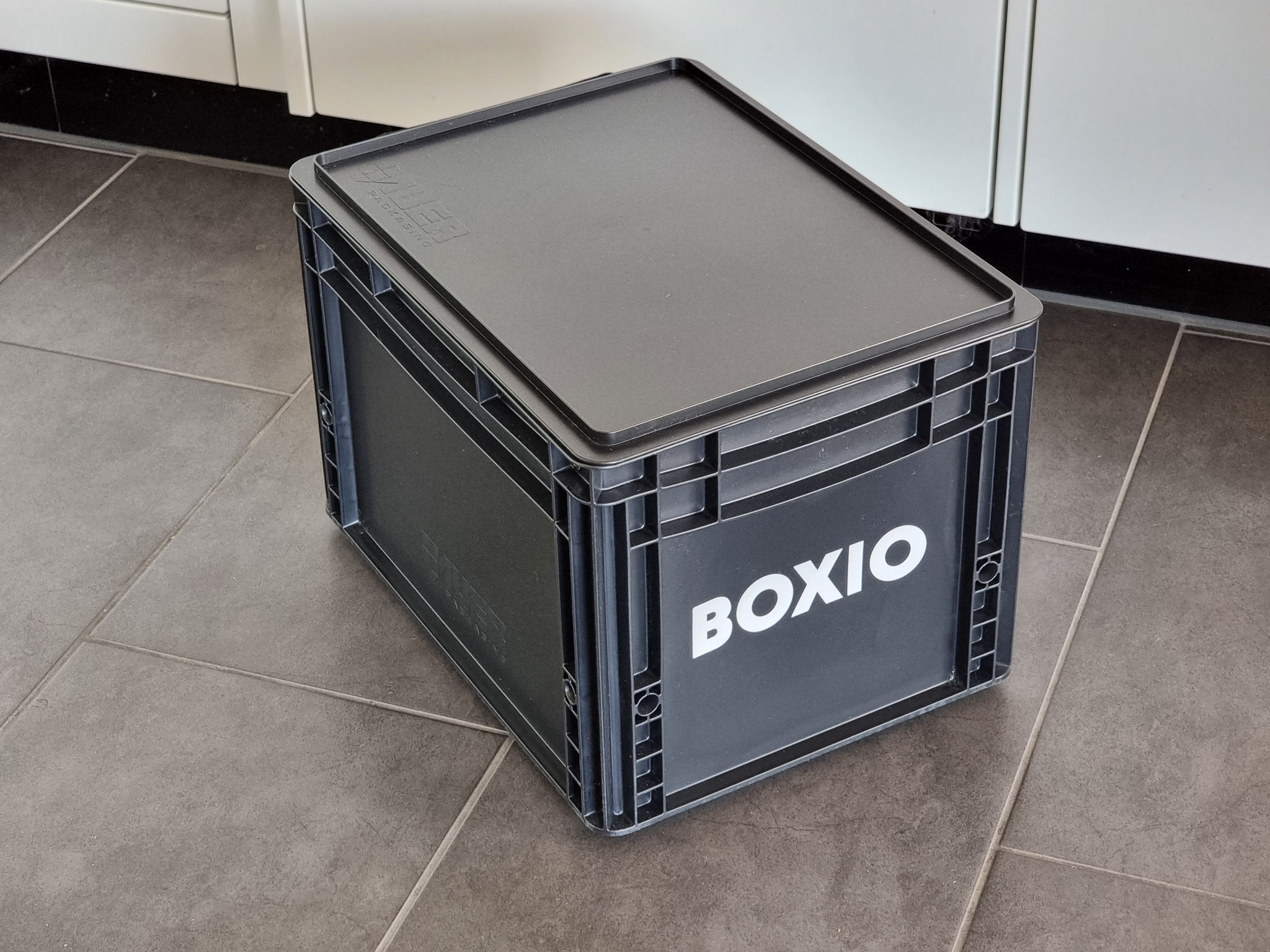 BOXIO die beste Trenntoilette, die günstigste Trockentoilette, Reisetoilette, camping WC praktisch in einer Rako Euro Box leicht und einfach verstaut