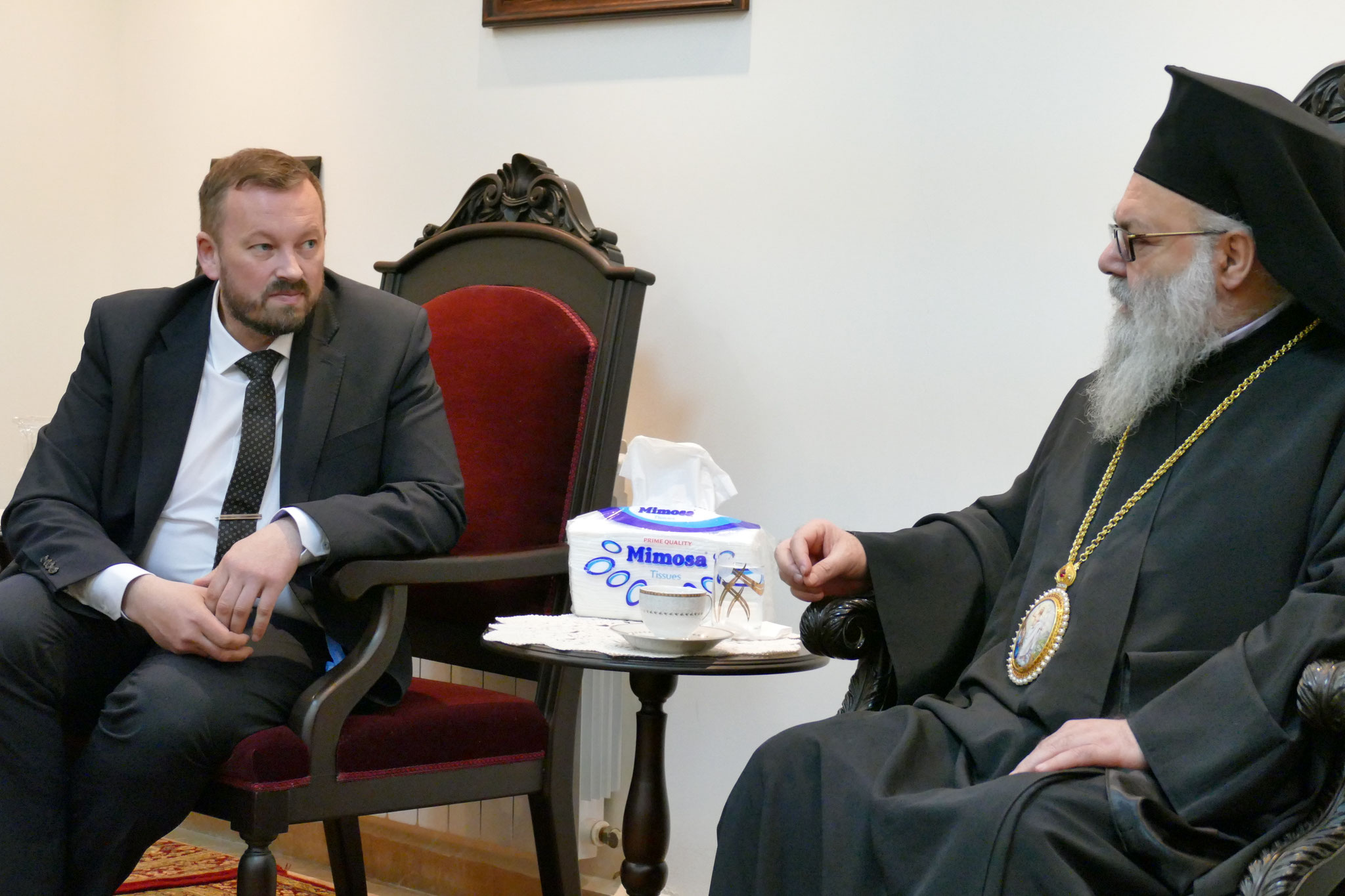 Meeting with  Patriarch of Antioch and All the East John X
