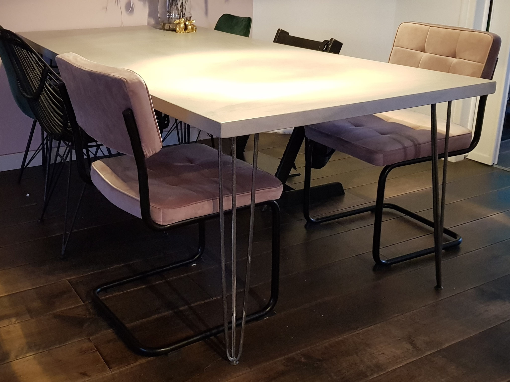 Eettafel 200 x 95 x 78 cm (blad 4 cm)