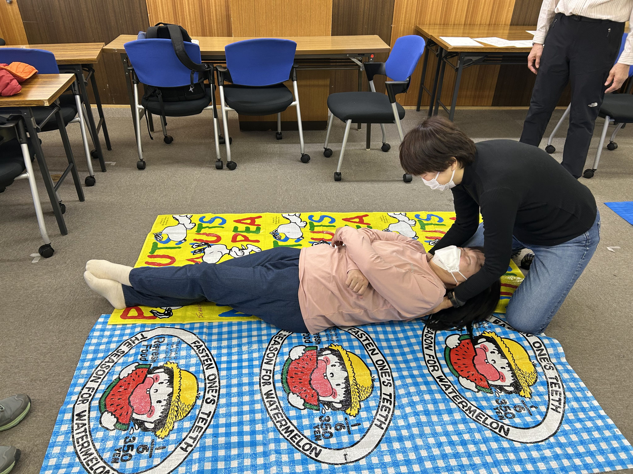 傷病者の搬出①