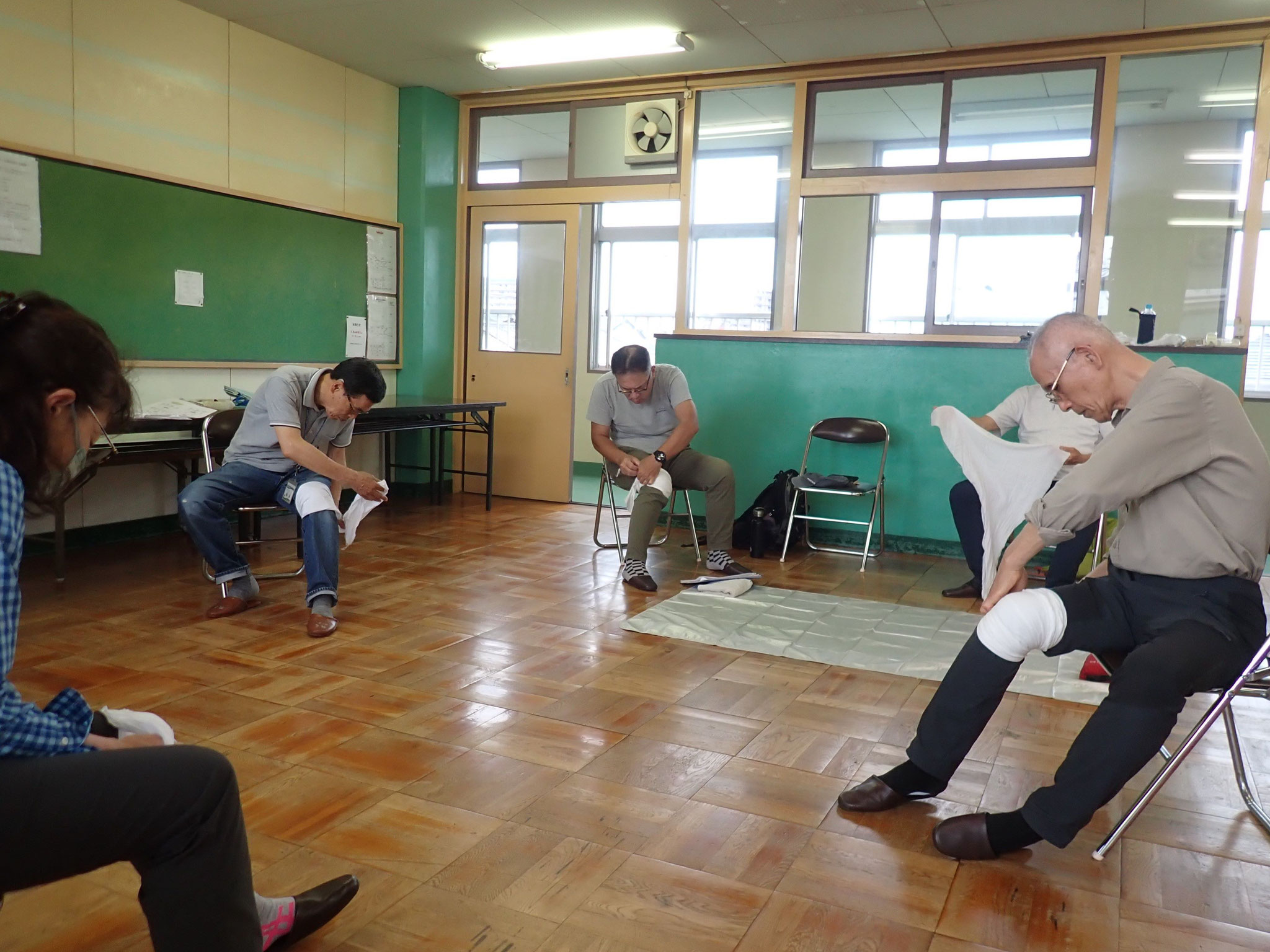 膝の包帯