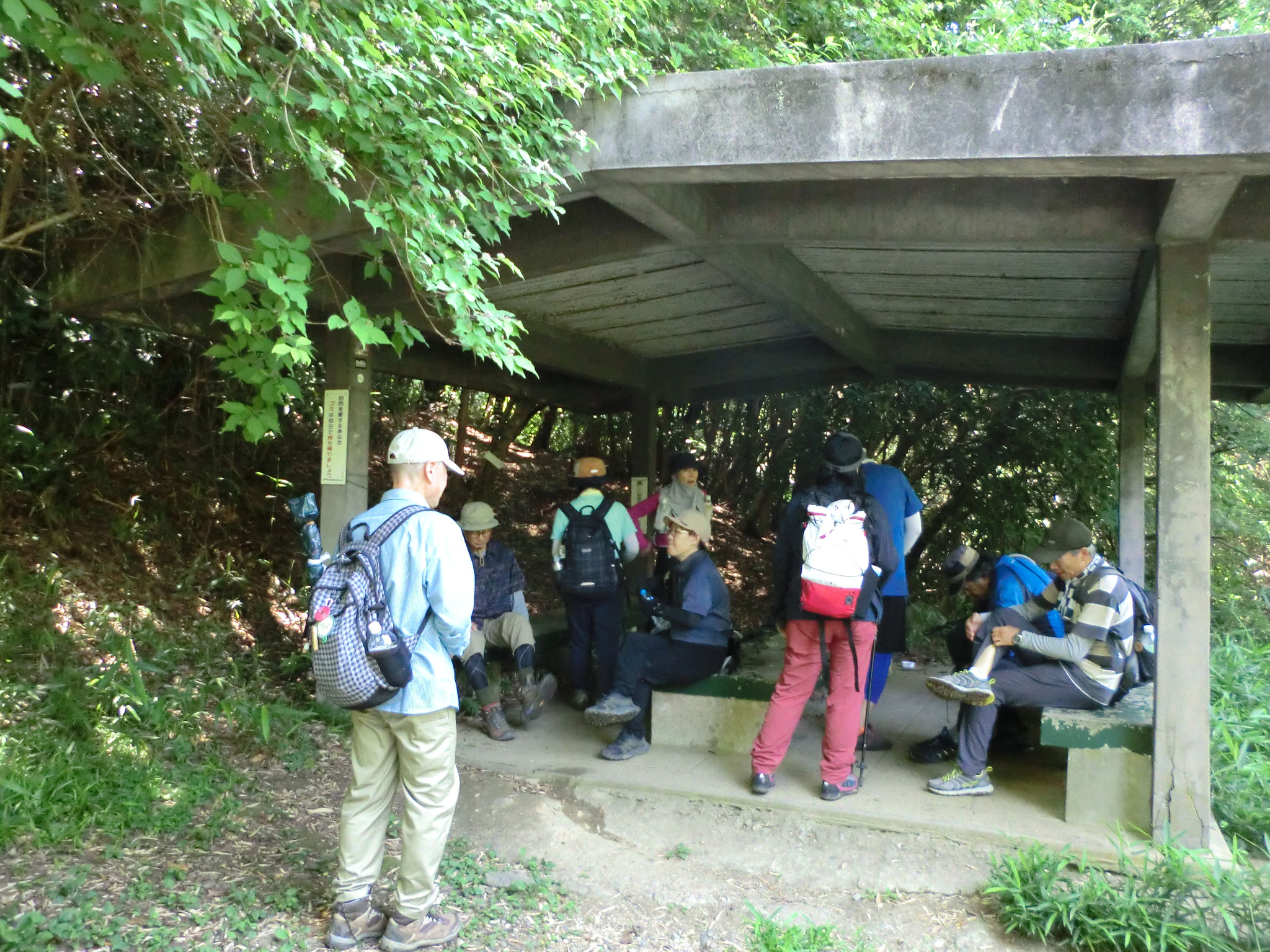 生駒山頂からのルートチェック