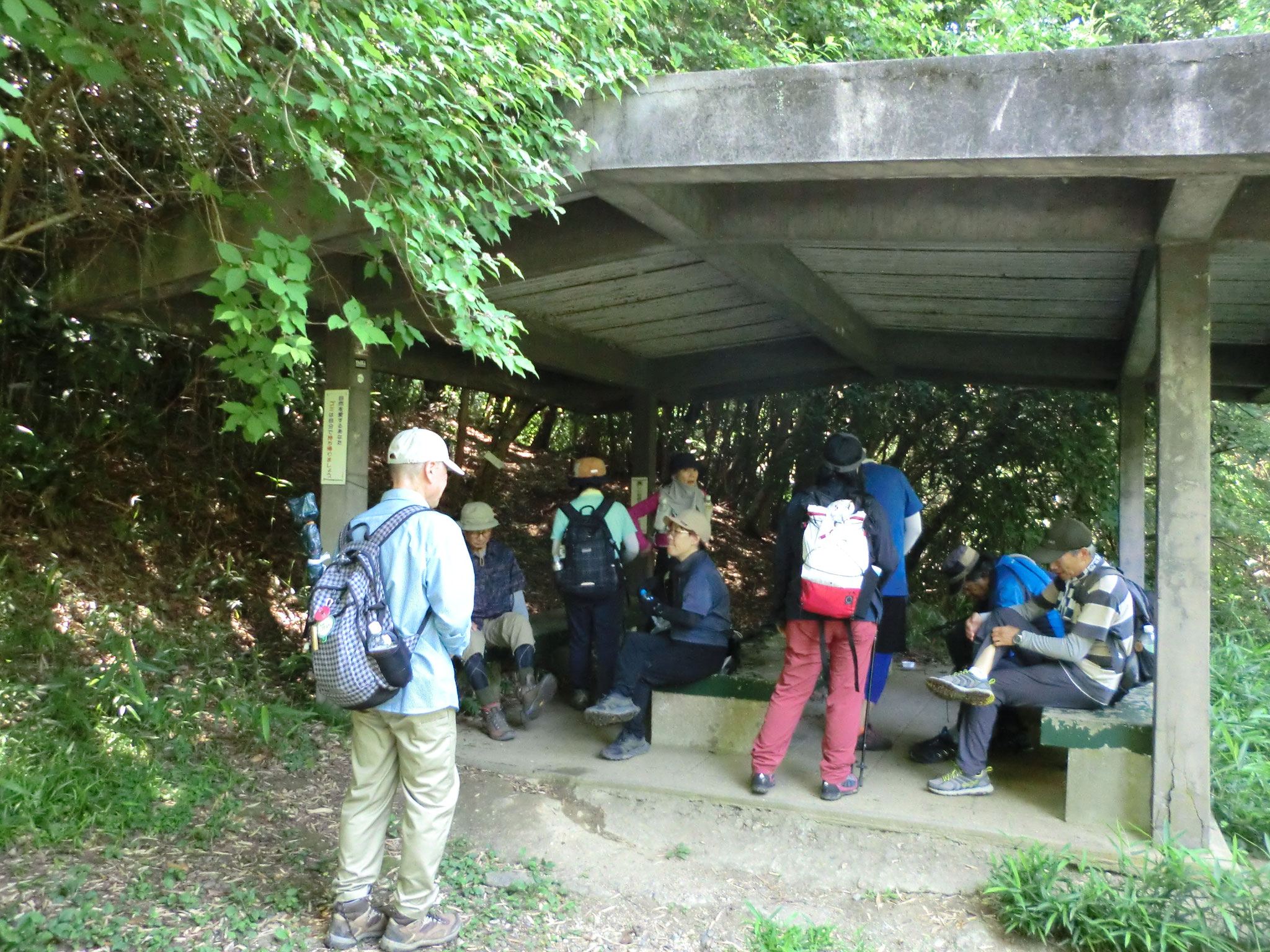 生駒山頂からのルートチェック