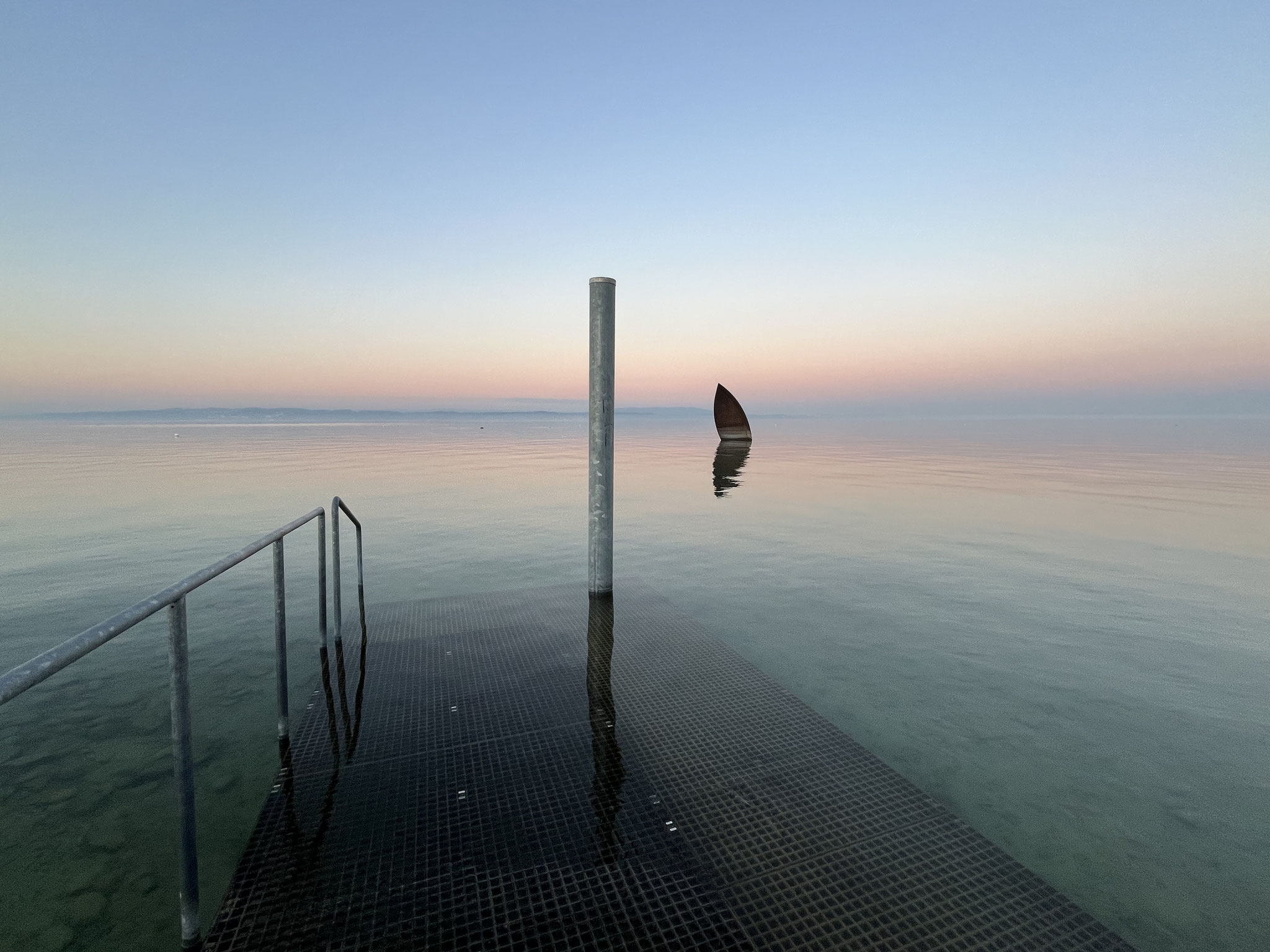 Wir geniessen schöne Stimmungen am See.