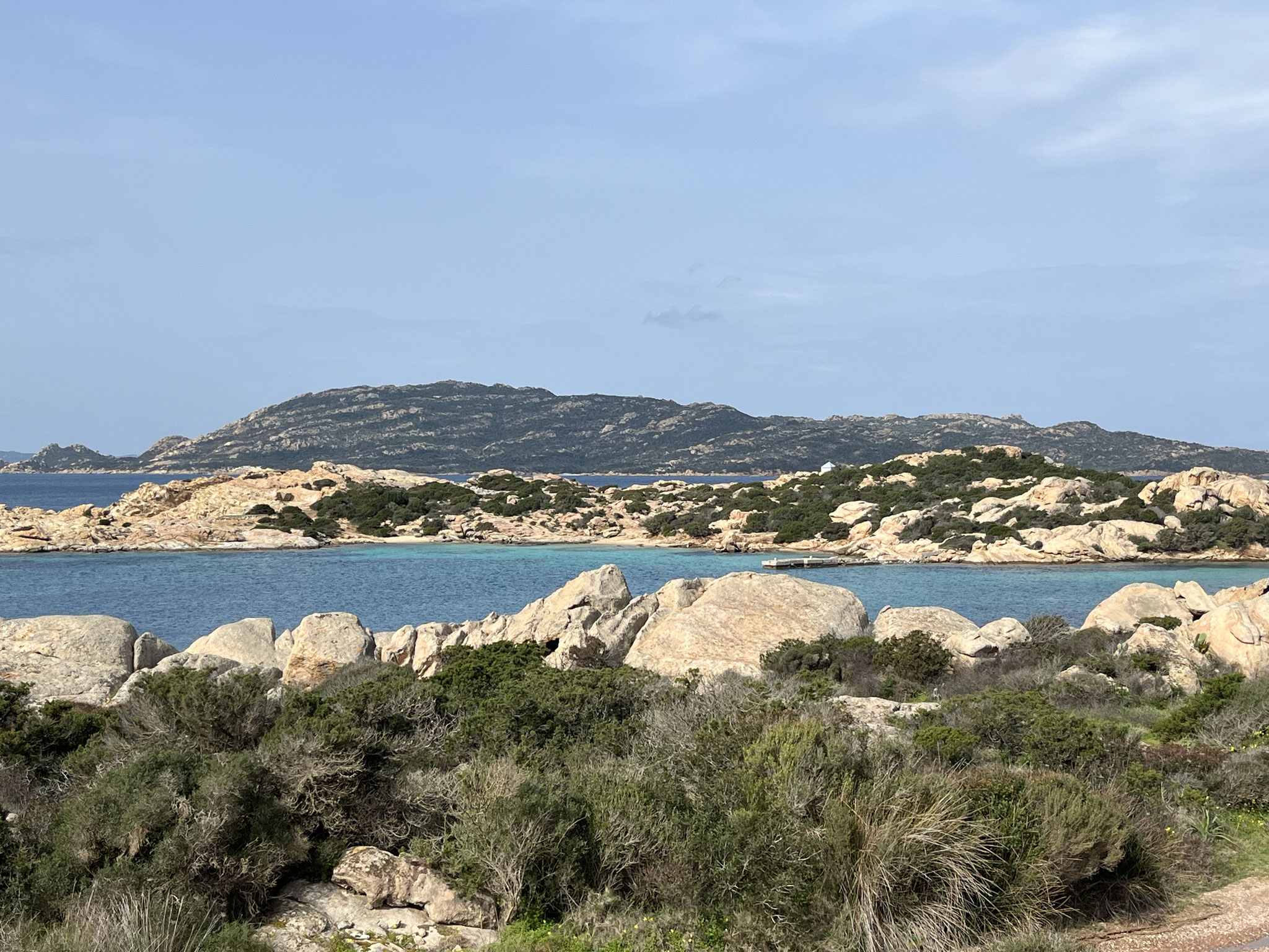 Unser Ziel ist die Madonnetta in der Cala Carlotto.
