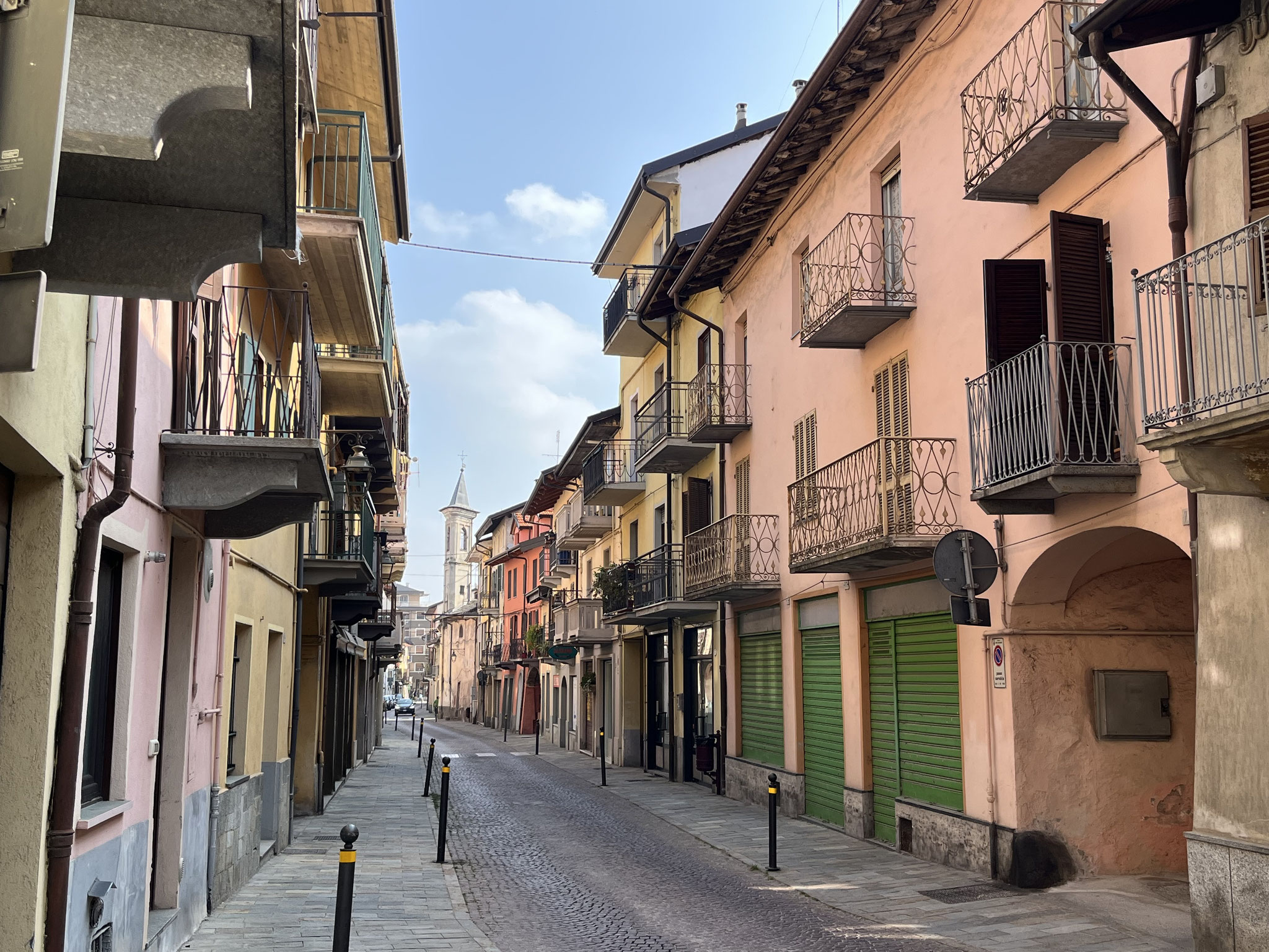 … und steuern Borgo San Dalmazzo an.