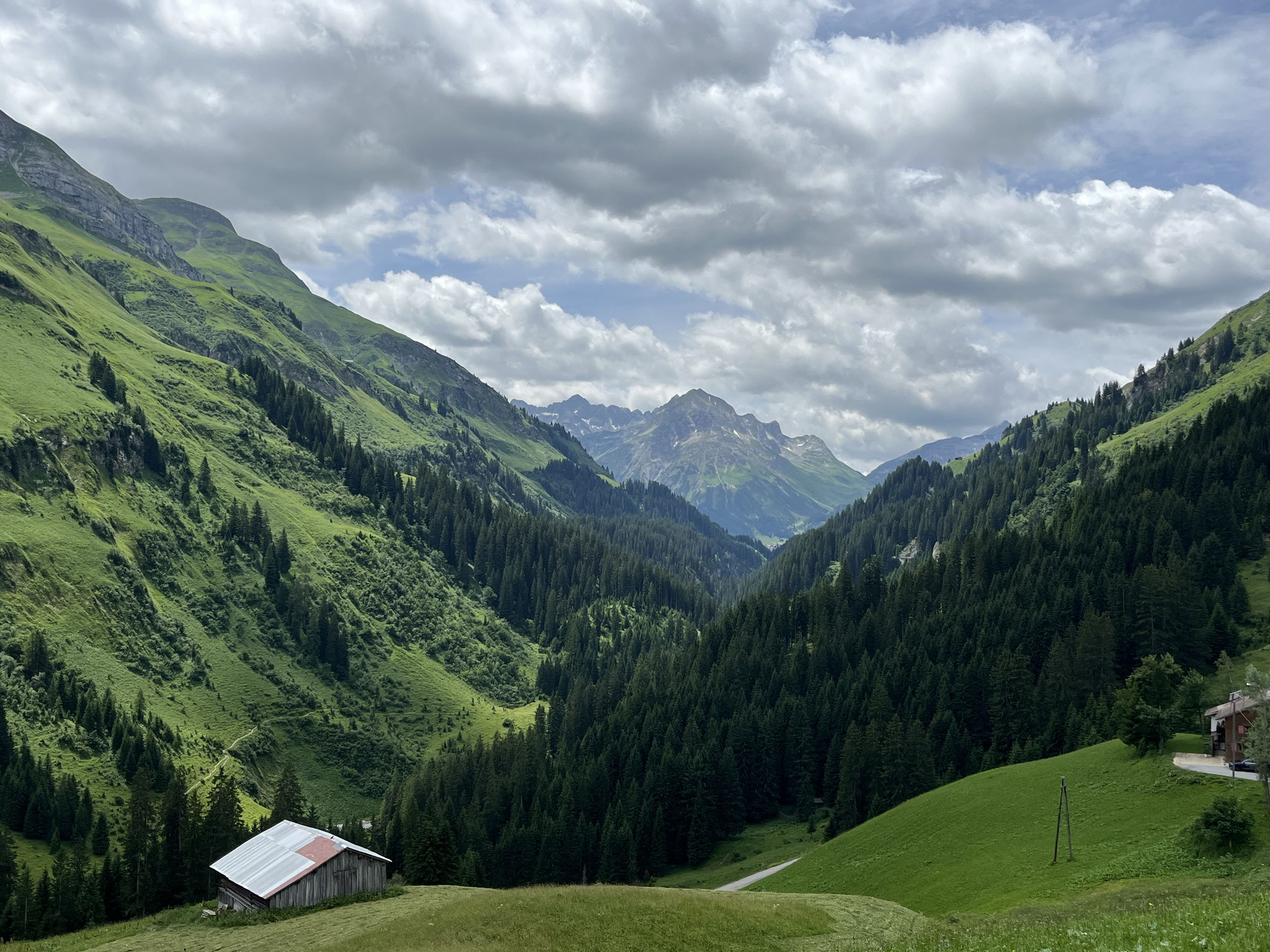 Und danach sofort wieder sehr steil, 100m hoch ...