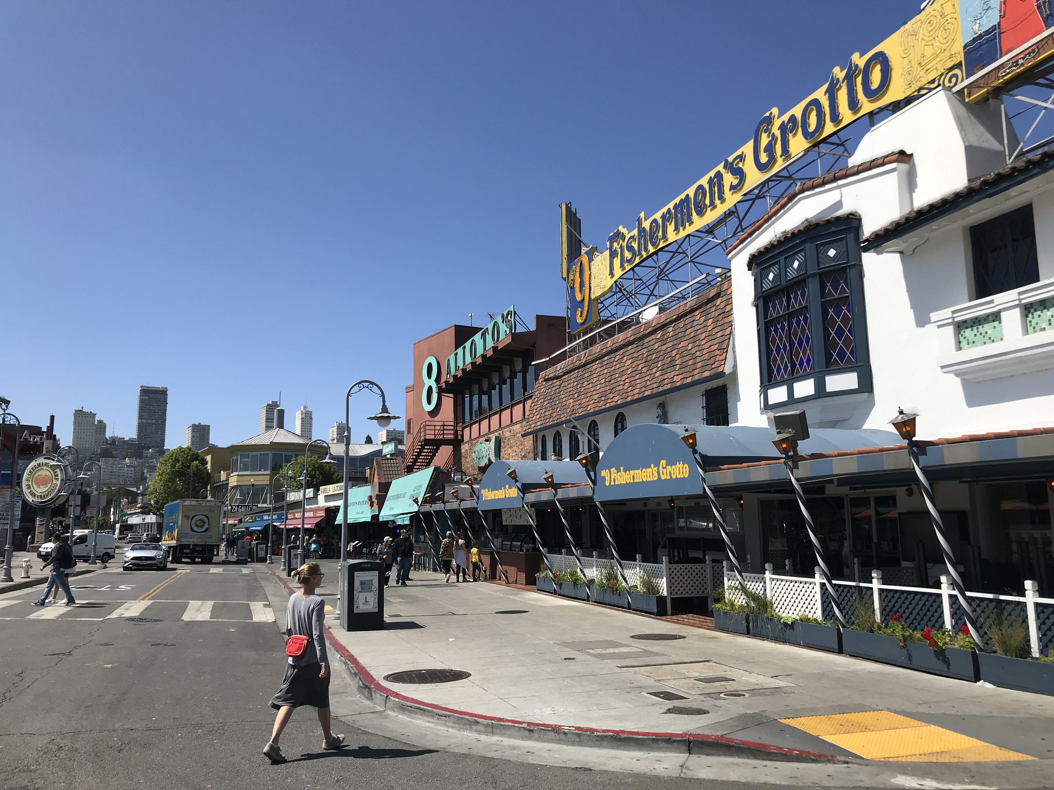 Restaurants an der Fisherman's wharf