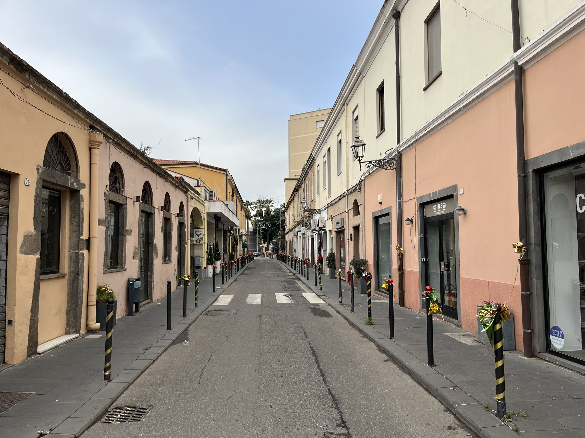 Die Weihnachtstage in Oristano sind sehr ruhig. Ruhe vor dem Silvestersturm?