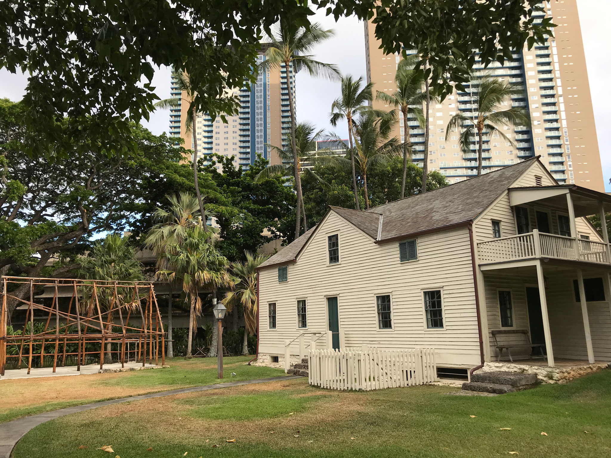 Missionsstation von 1821, erstes Haus in Hawaii