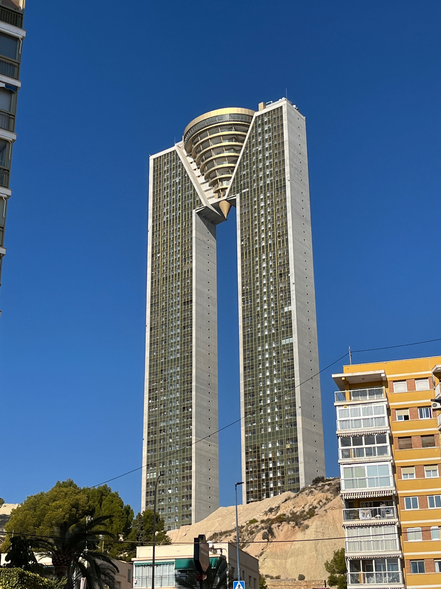 Die Dichte an Hochhäusern ist in Benidorm sehr hoch.