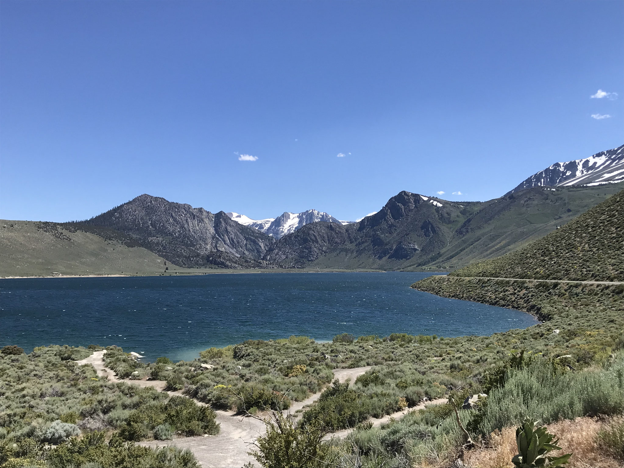 Wir werfen noch einen Blick auf den letzten See im June Lake Loop, er heisst Grant Lake.