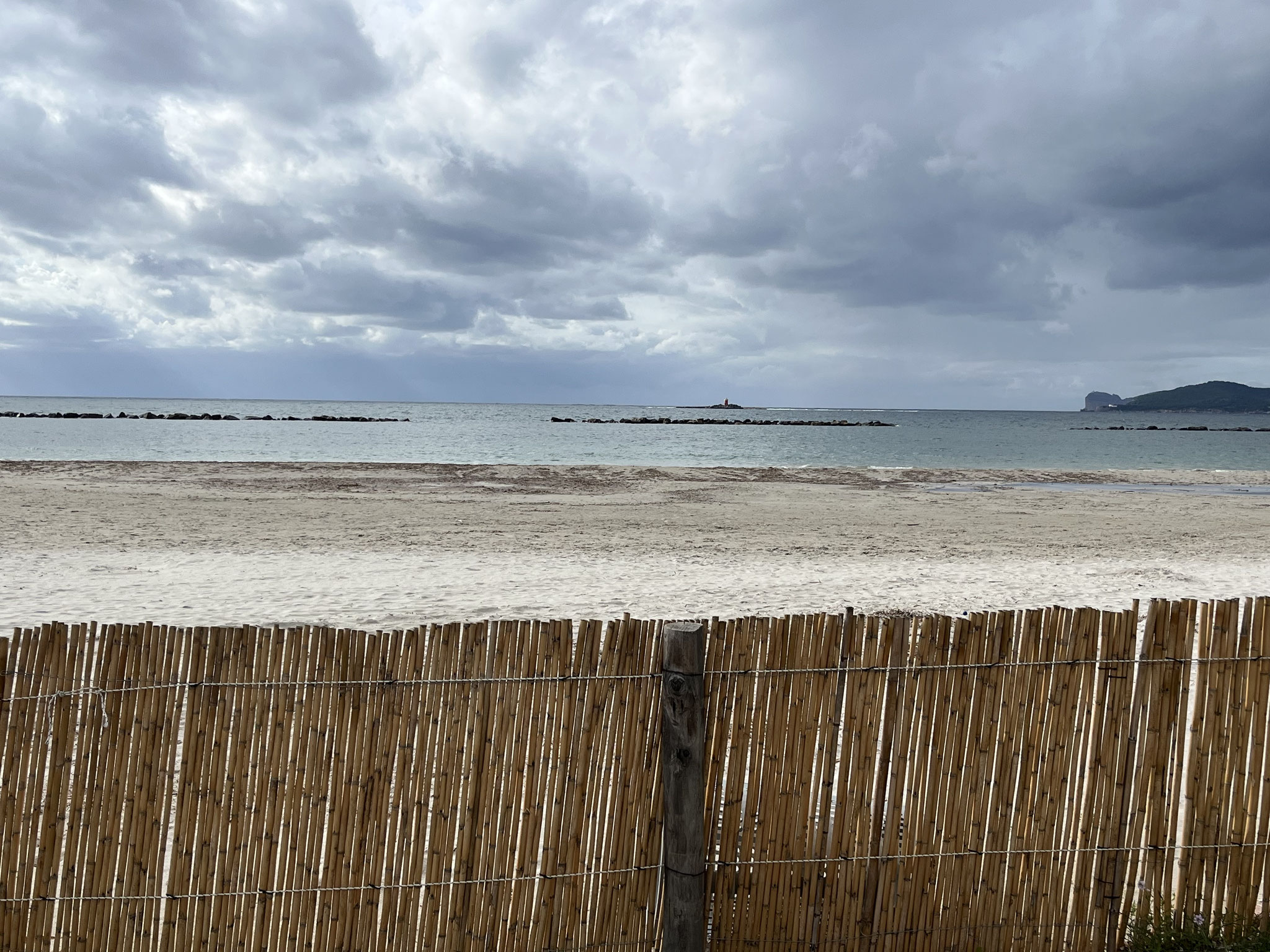 Dann sind wir endlich am Sandstrand und …