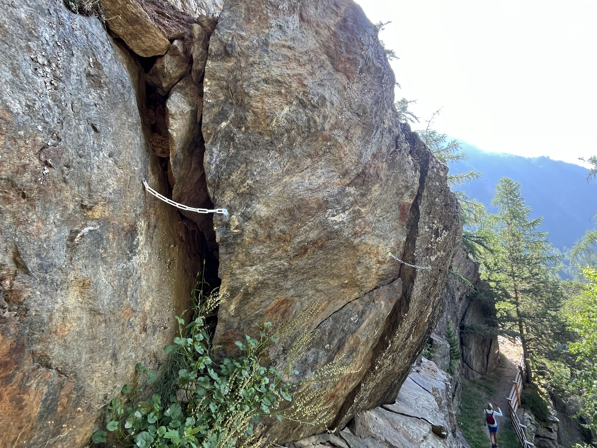 Wir sind unterwegs in der Kühtrainschlucht ...
