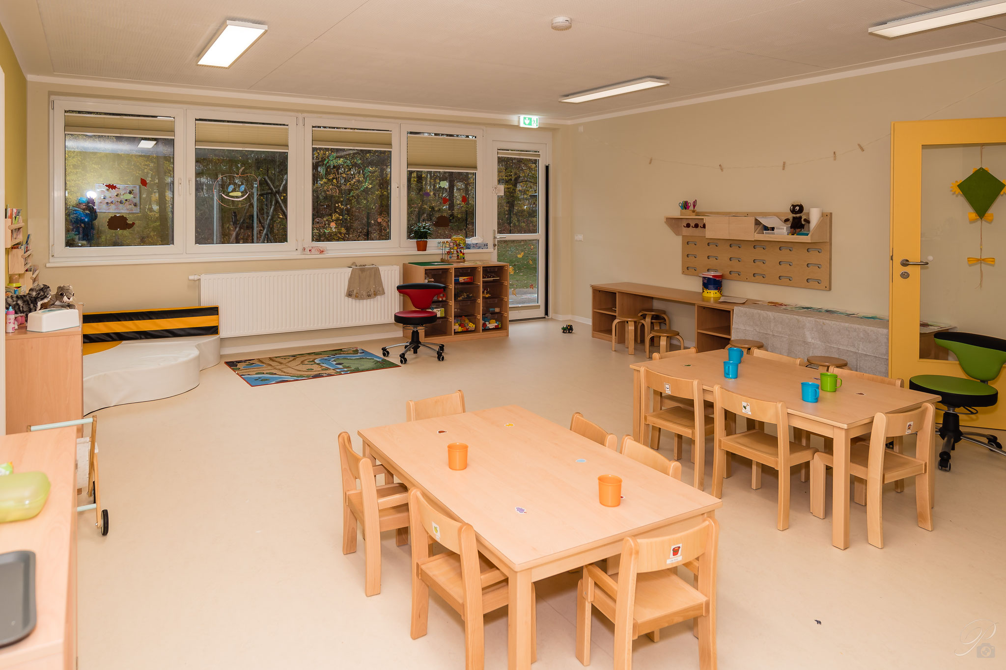 Die neuen Gruppenräume der Kinderkrippe