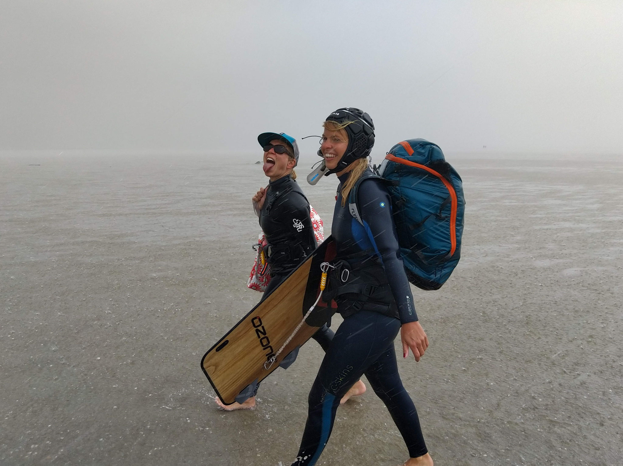 Auf dem Weg zum optimalen Kitespotin St. Peter Ording