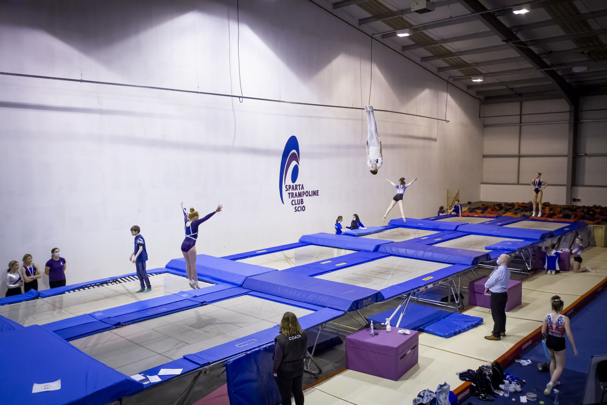Competitive Trampolining Sparta Trampoline Club SCIO