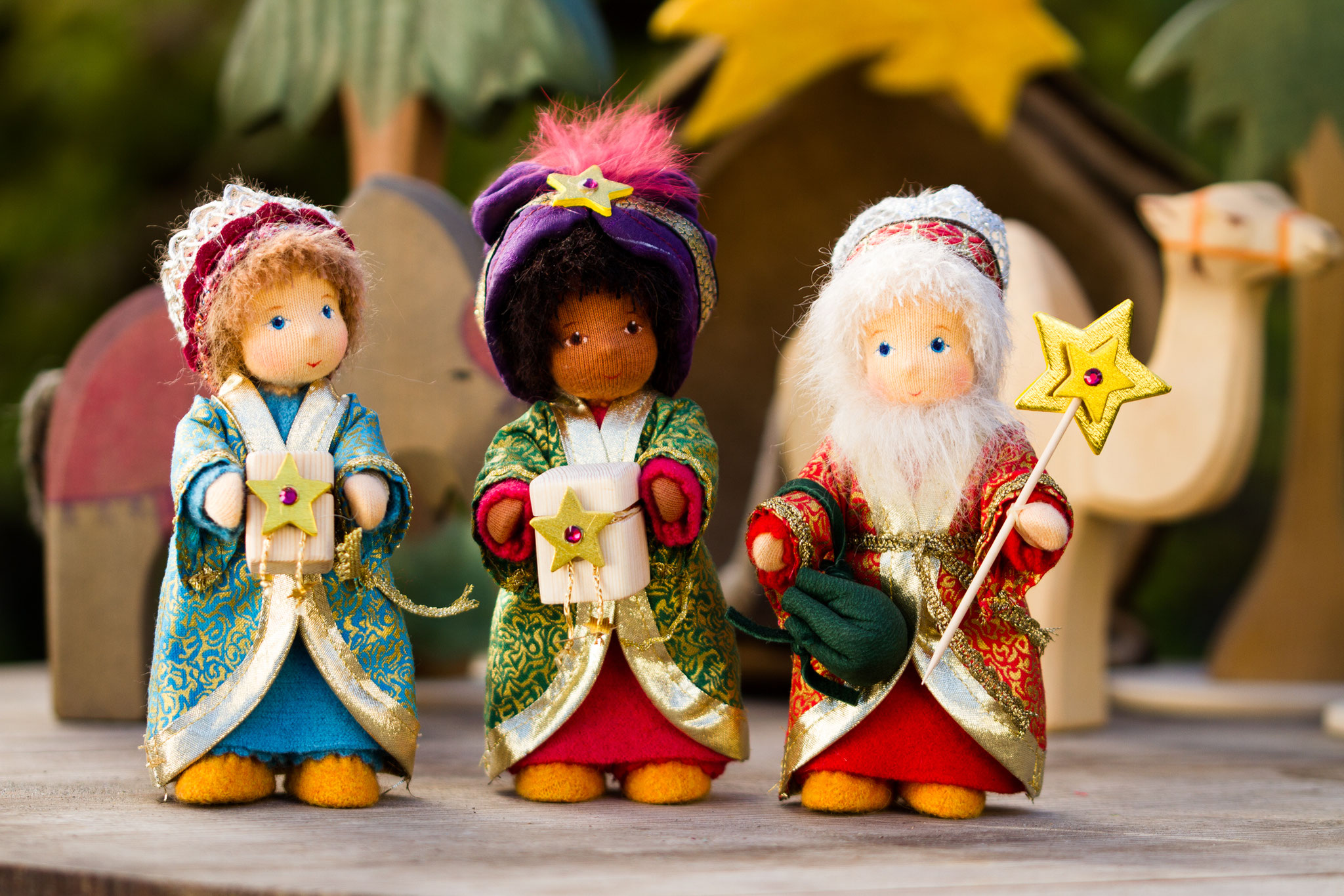 Weihnachts-Elfe mit Stern