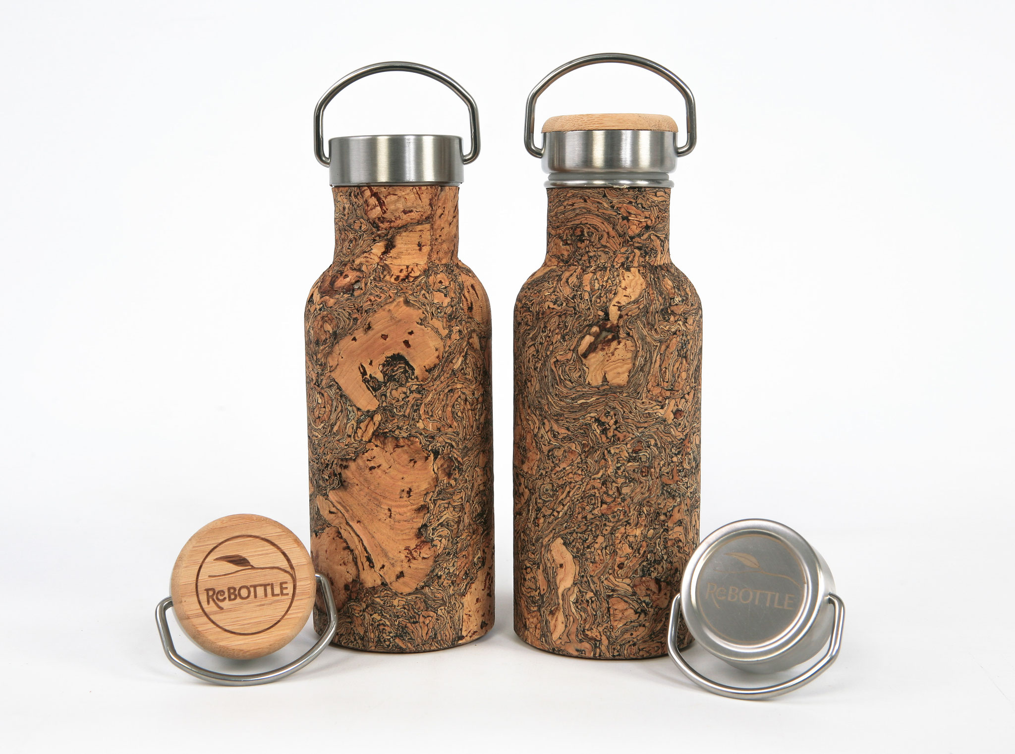 Cork bottles innovative tumblers, home design (planters) and leather